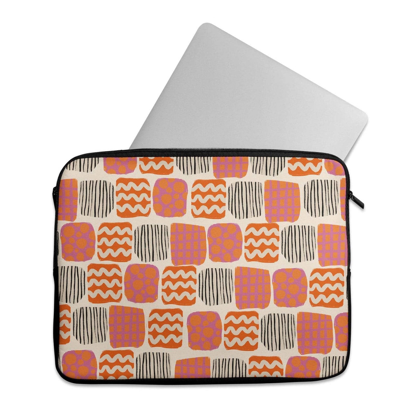 Mid Century Modern Pattern MacBook Sleeve - HypeSheriff