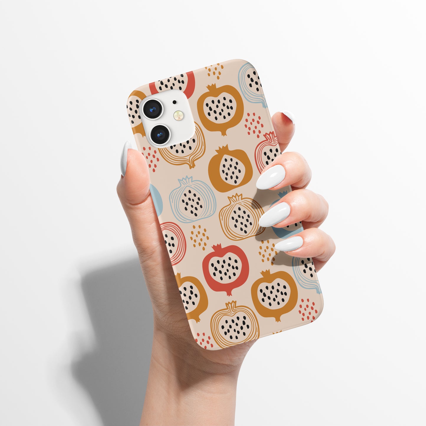 Vintage Fruit Vegan Pattern iPhone Case - HypeSheriff