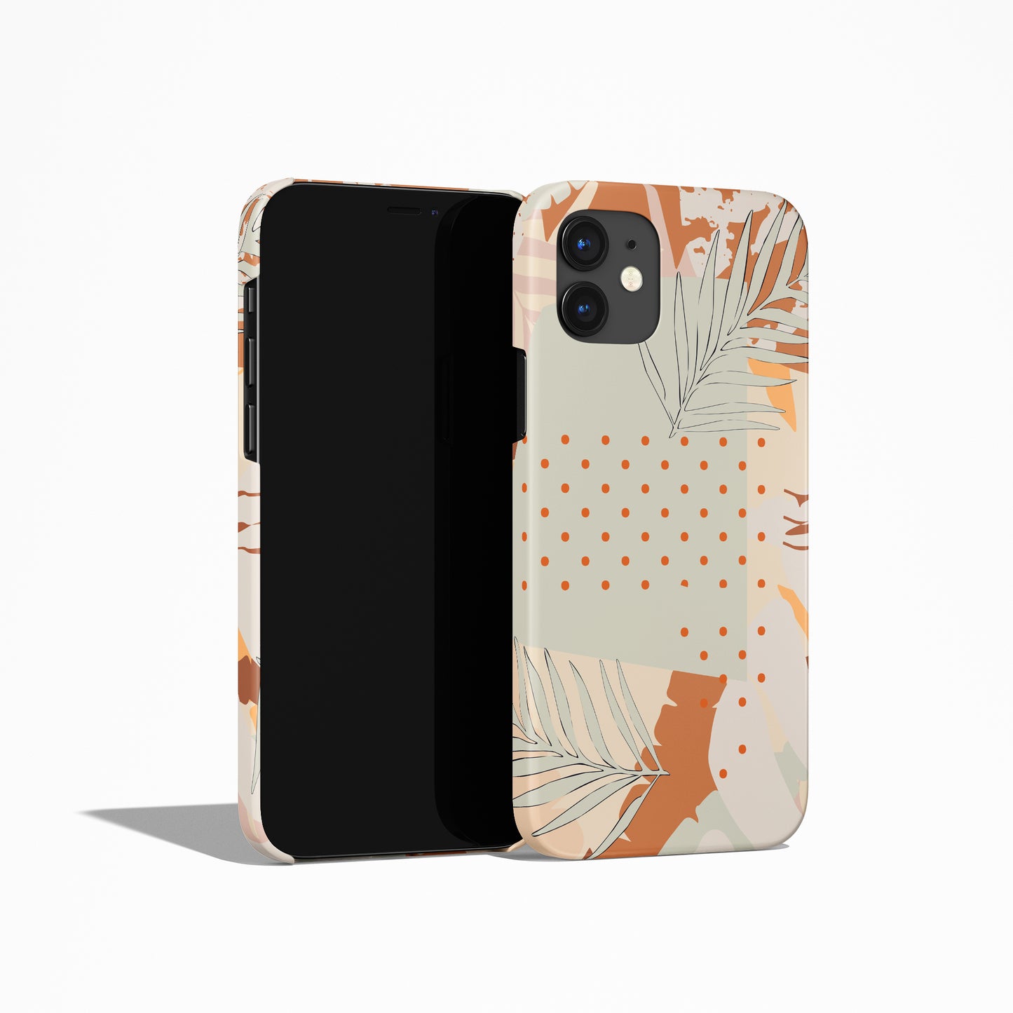 Vintage Abstract Beige iPhone Case - HypeSheriff