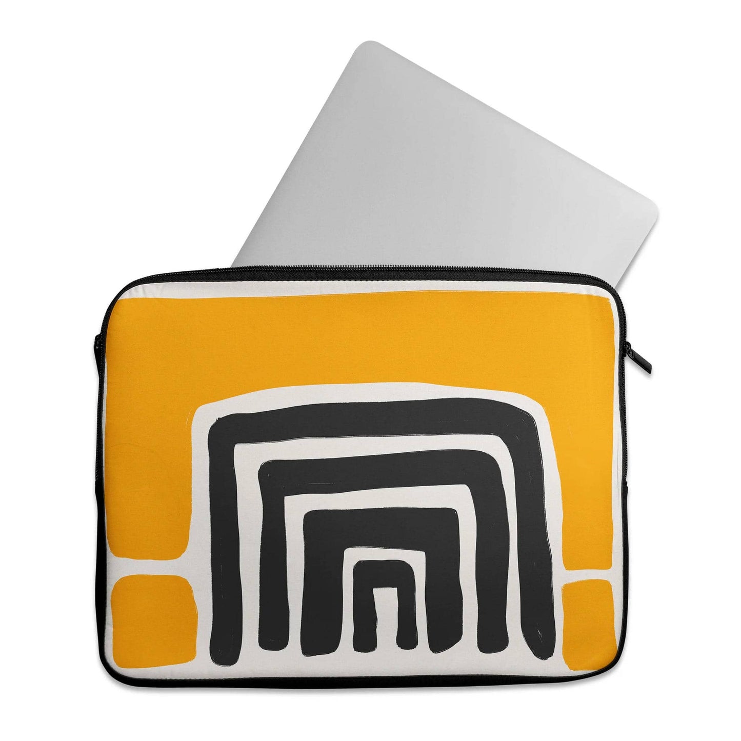 Yellow Mid Century Modern - Laptop Sleeve - HypeSheriff
