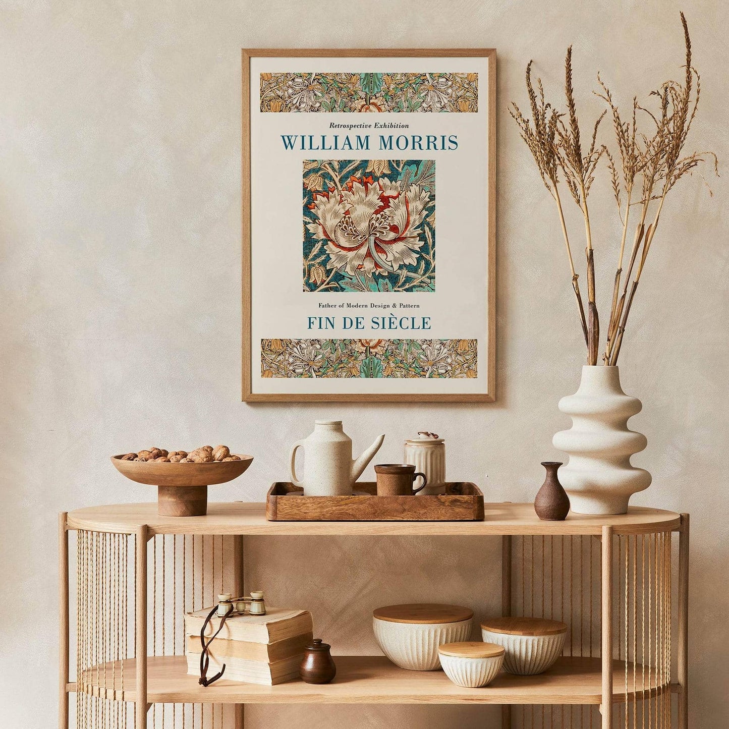 William Morris, Modern Design Poster - HypeSheriff