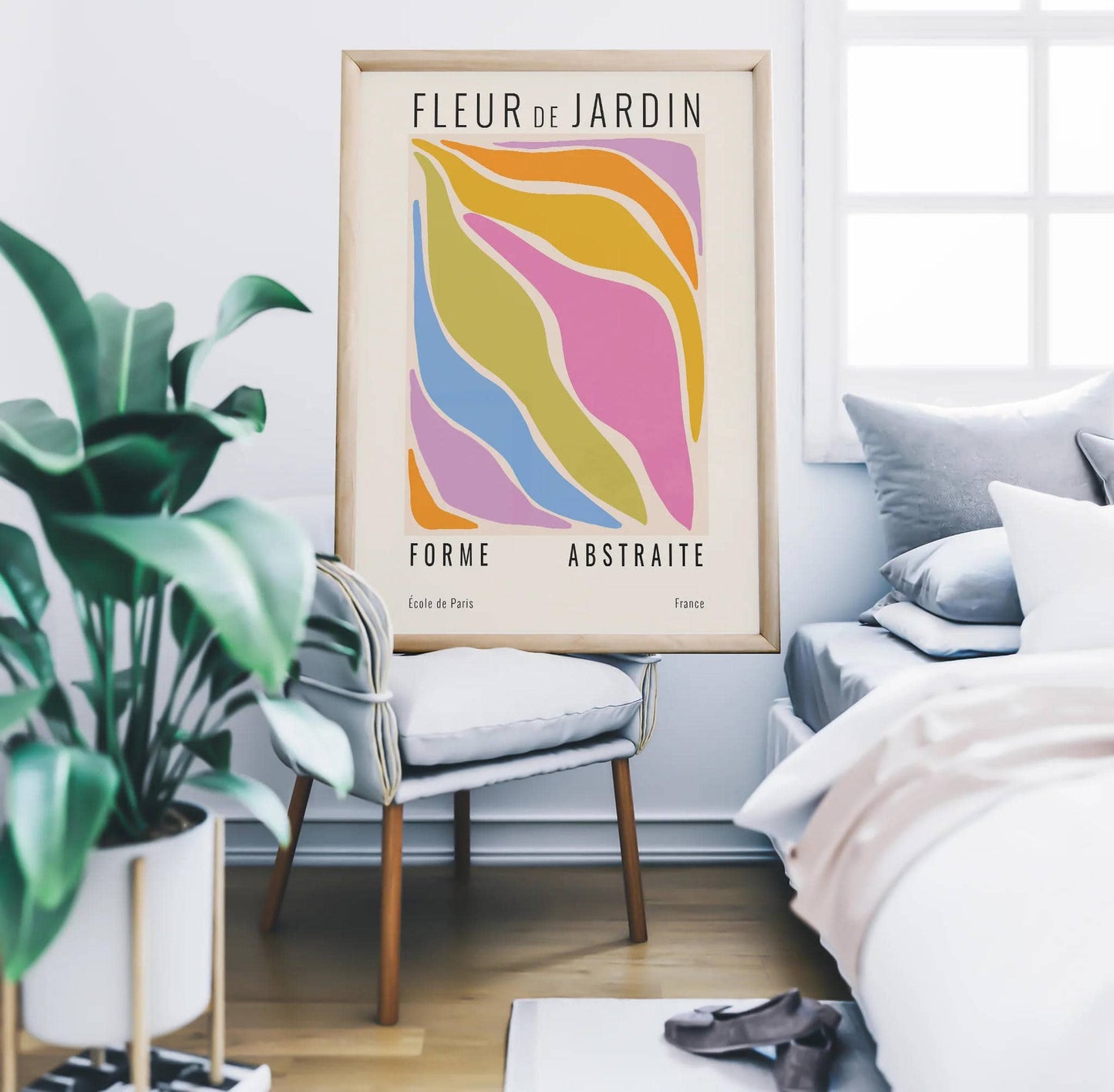 Colorful Fleur de Jardin Art Print - HypeSheriff