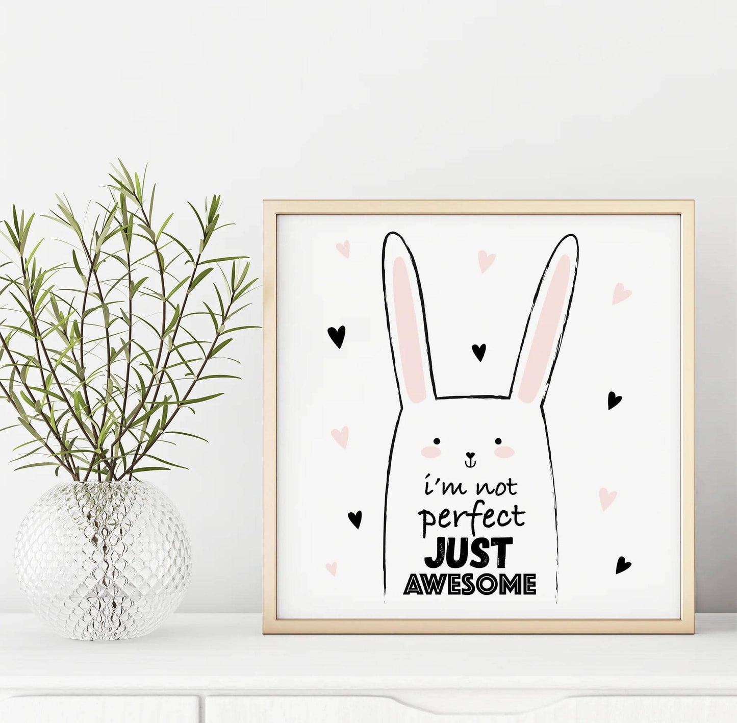 I'm Not Perfect Just Awesome Print - HypeSheriff