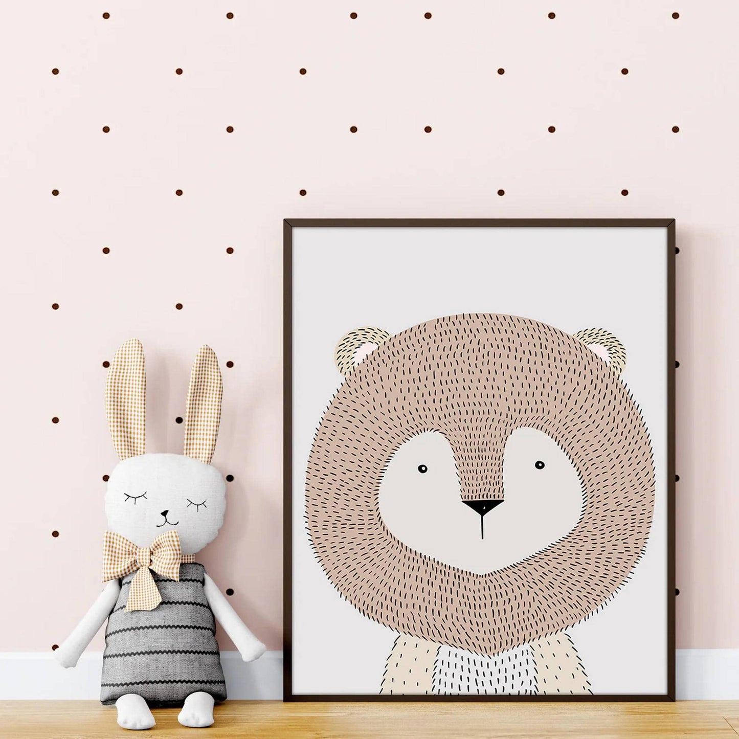 Scandinavian Lion Poster - HypeSheriff