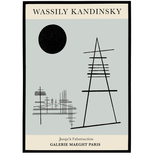 Wassily Kandinsky Exhibition Retro Poster - HypeSheriff