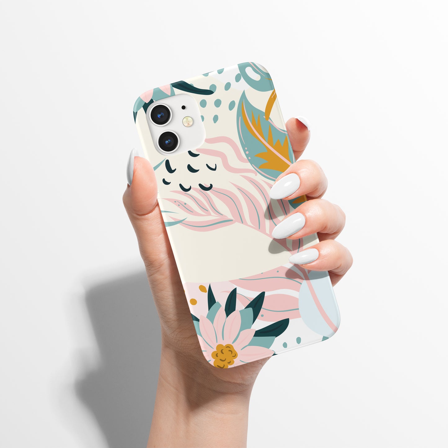 Pastel Botanical Floral iPhone Case - HypeSheriff