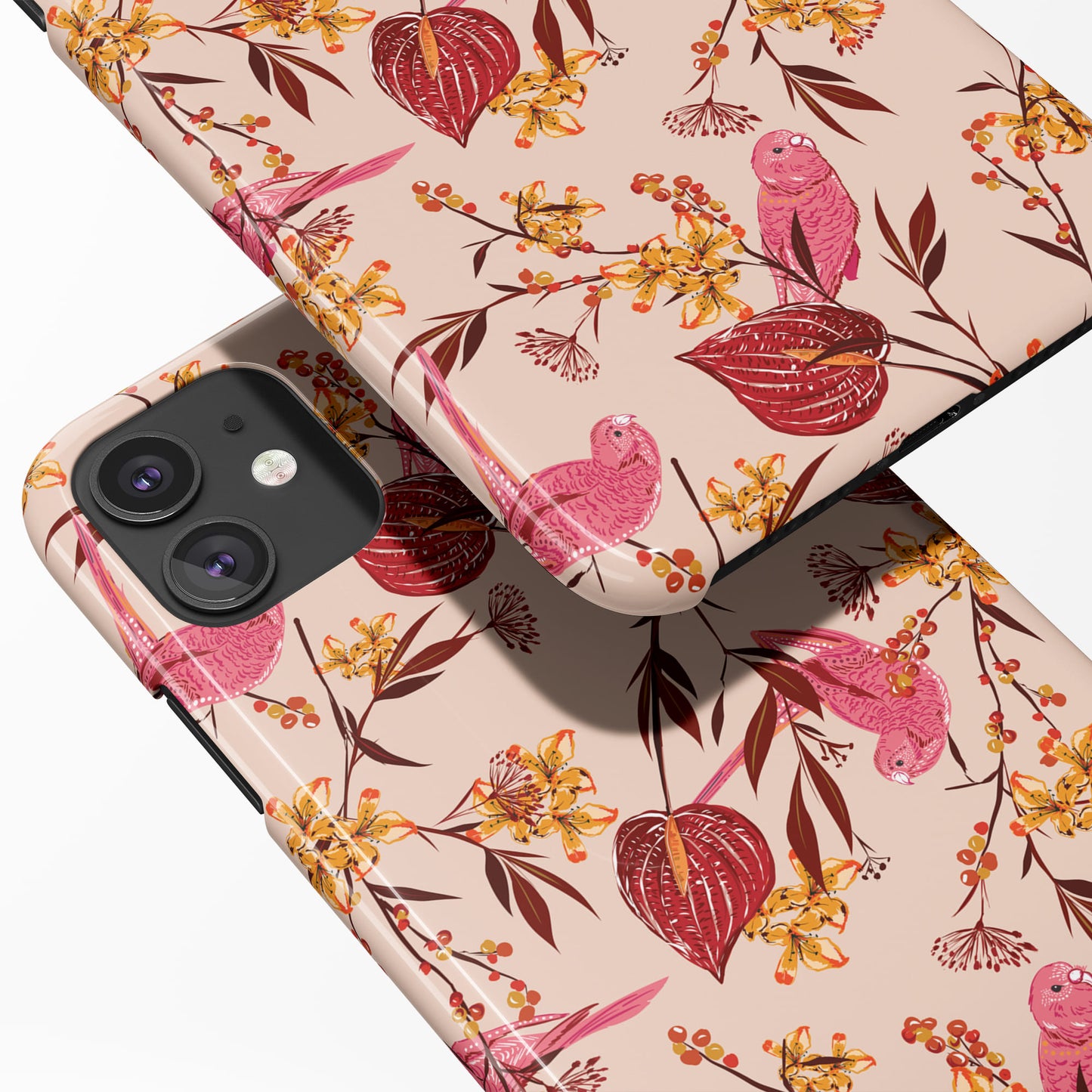 Bird of Paradise Pattern iPhone Case - HypeSheriff