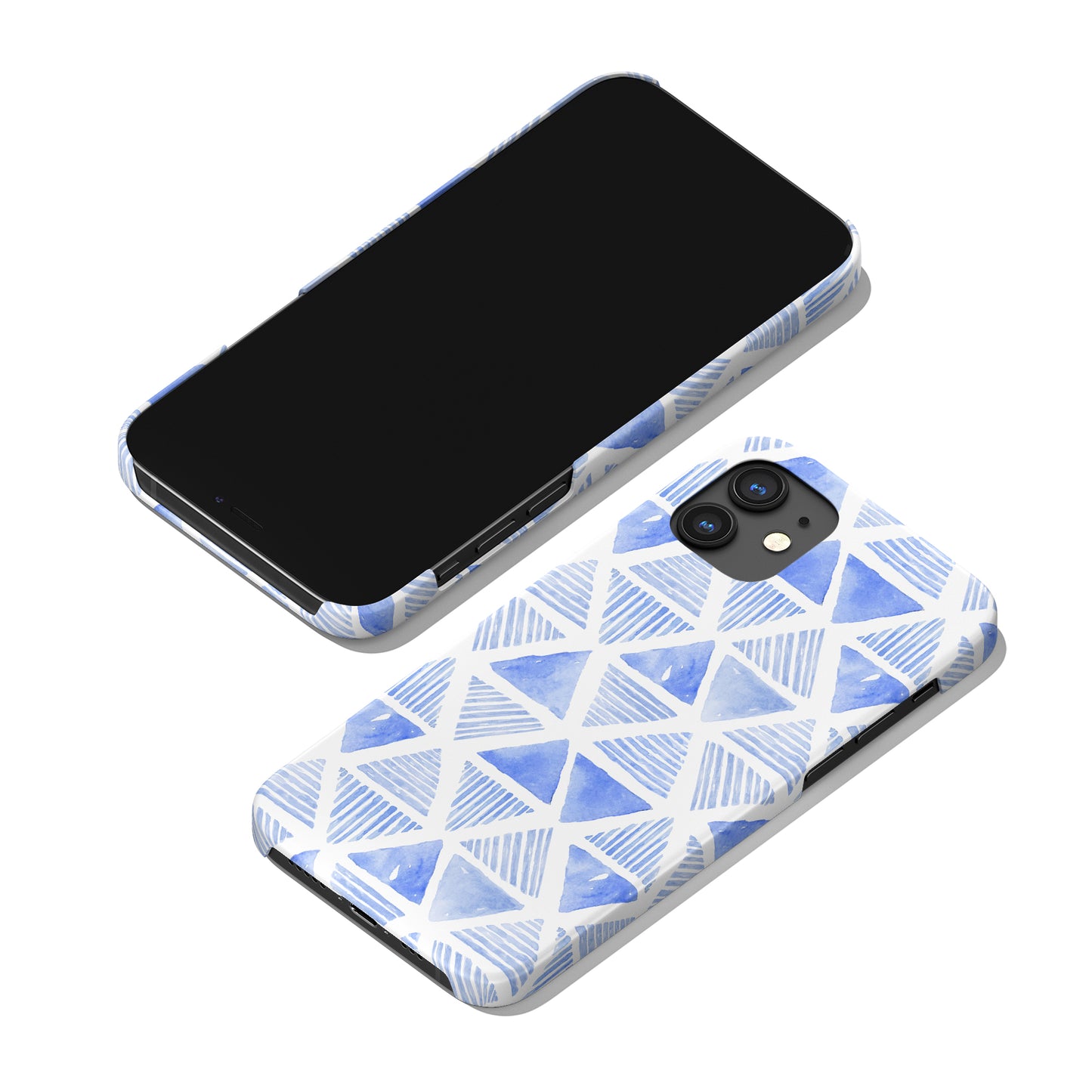 Indigo Blue Watercolor iPhone Case - HypeSheriff