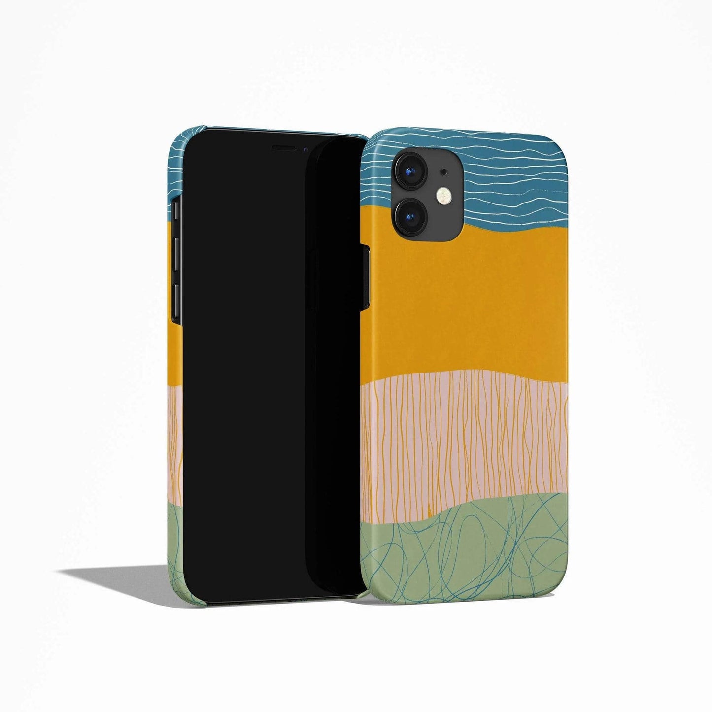 Colorful Hand Painted Art iPhone Case - HypeSheriff