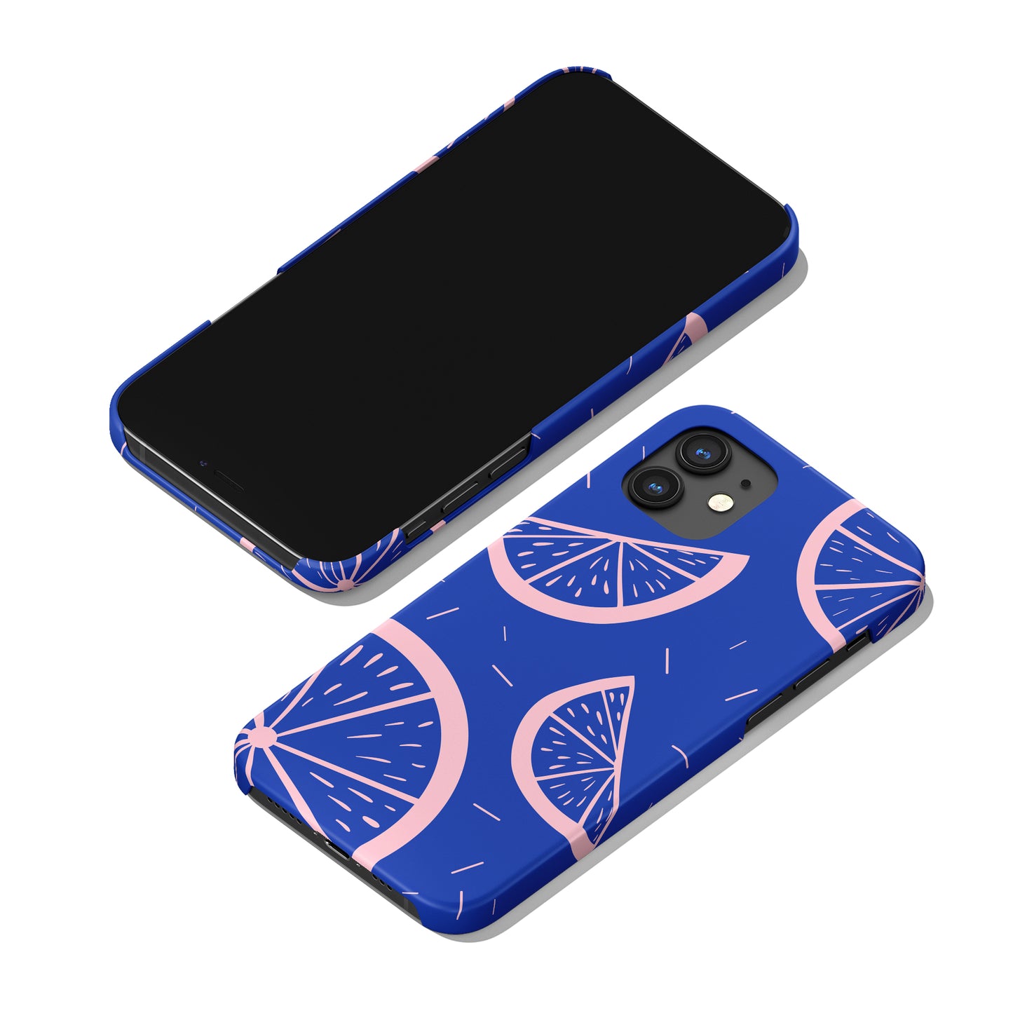 Blue Mid Century Modern iPhone Case - HypeSheriff