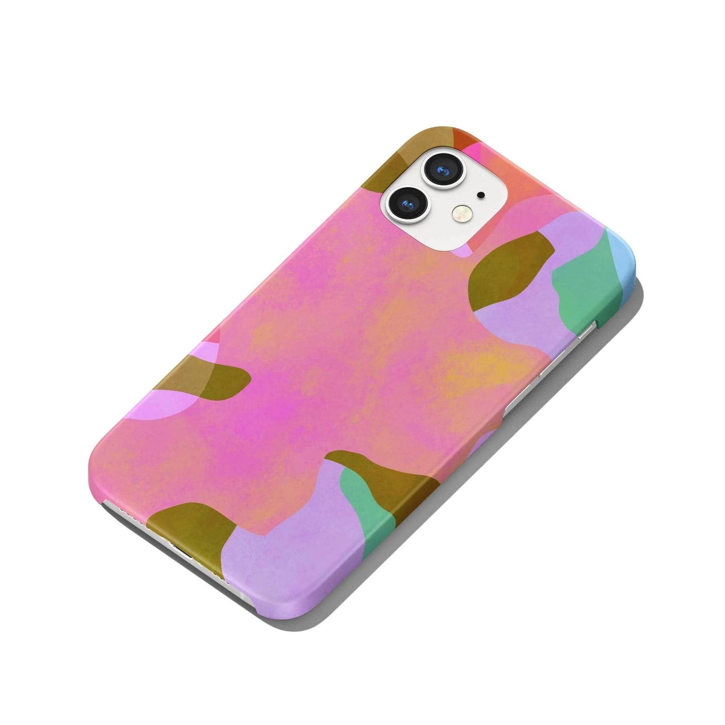 Painted Colorful Abstract iPhone Case - HypeSheriff