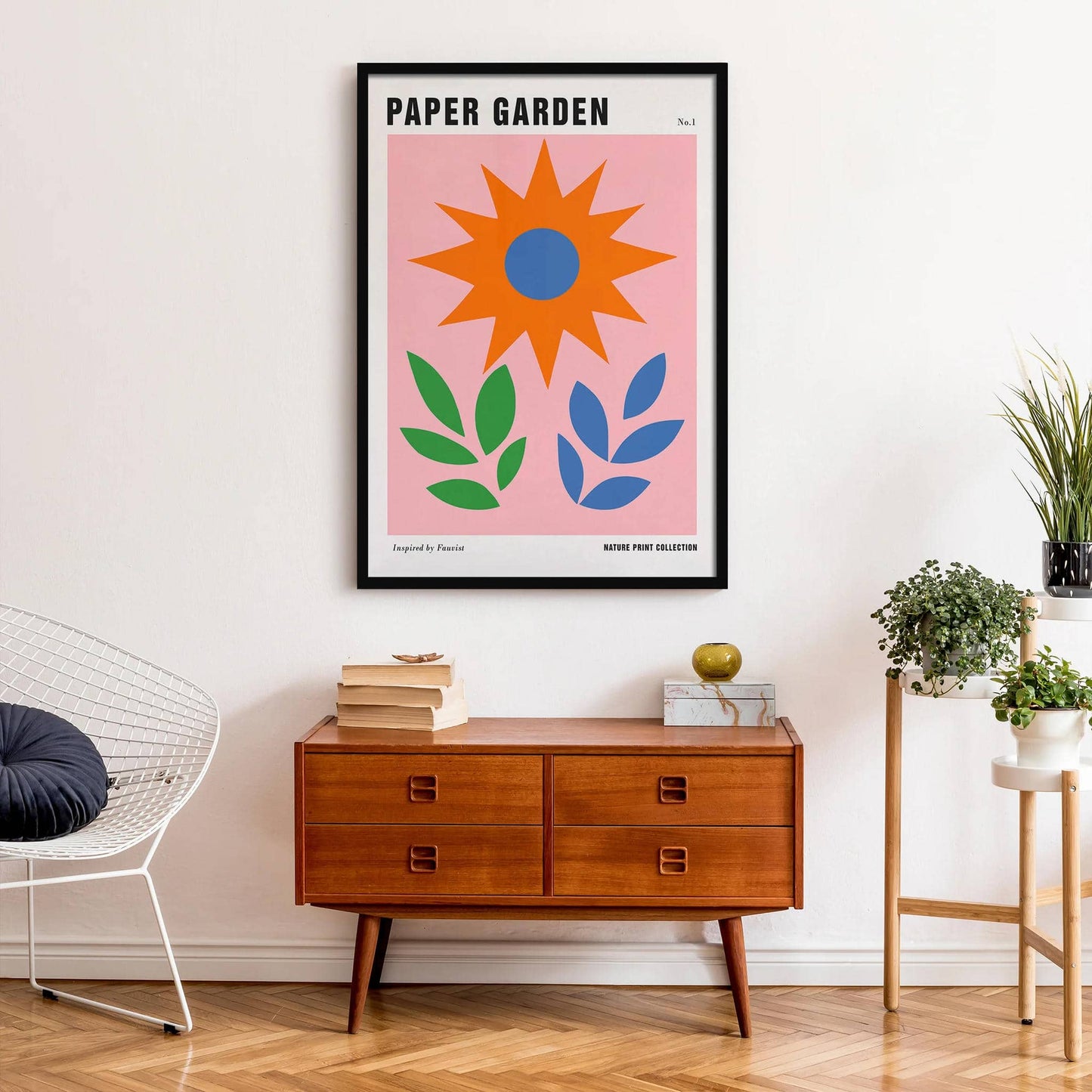 Paper Garden Cut Outs Poster - HypeSheriff