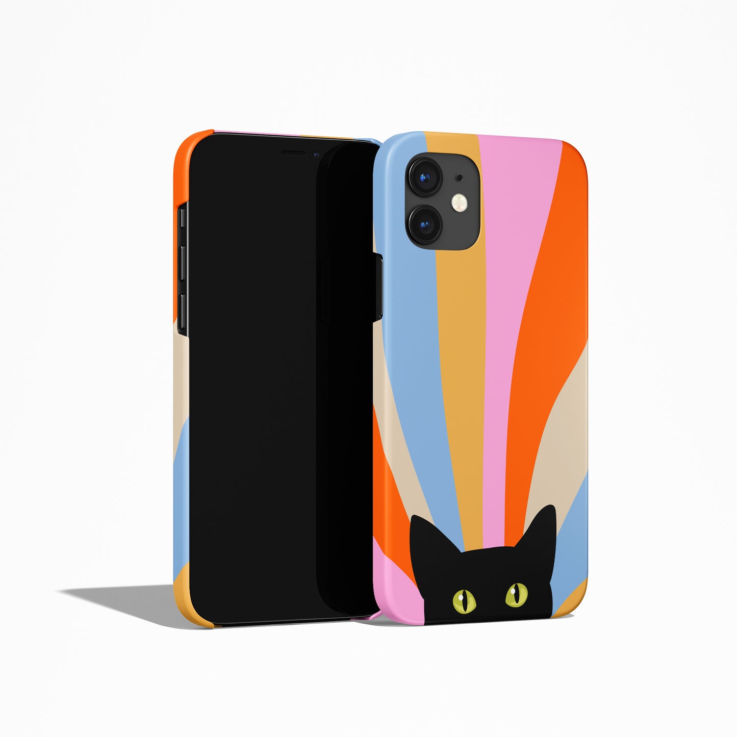 Rainbow Cat Landscape 48 iPhone Case - HypeSheriff
