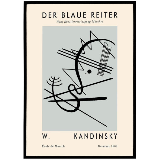 W. Kandinsky Abstract Poster - HypeSheriff