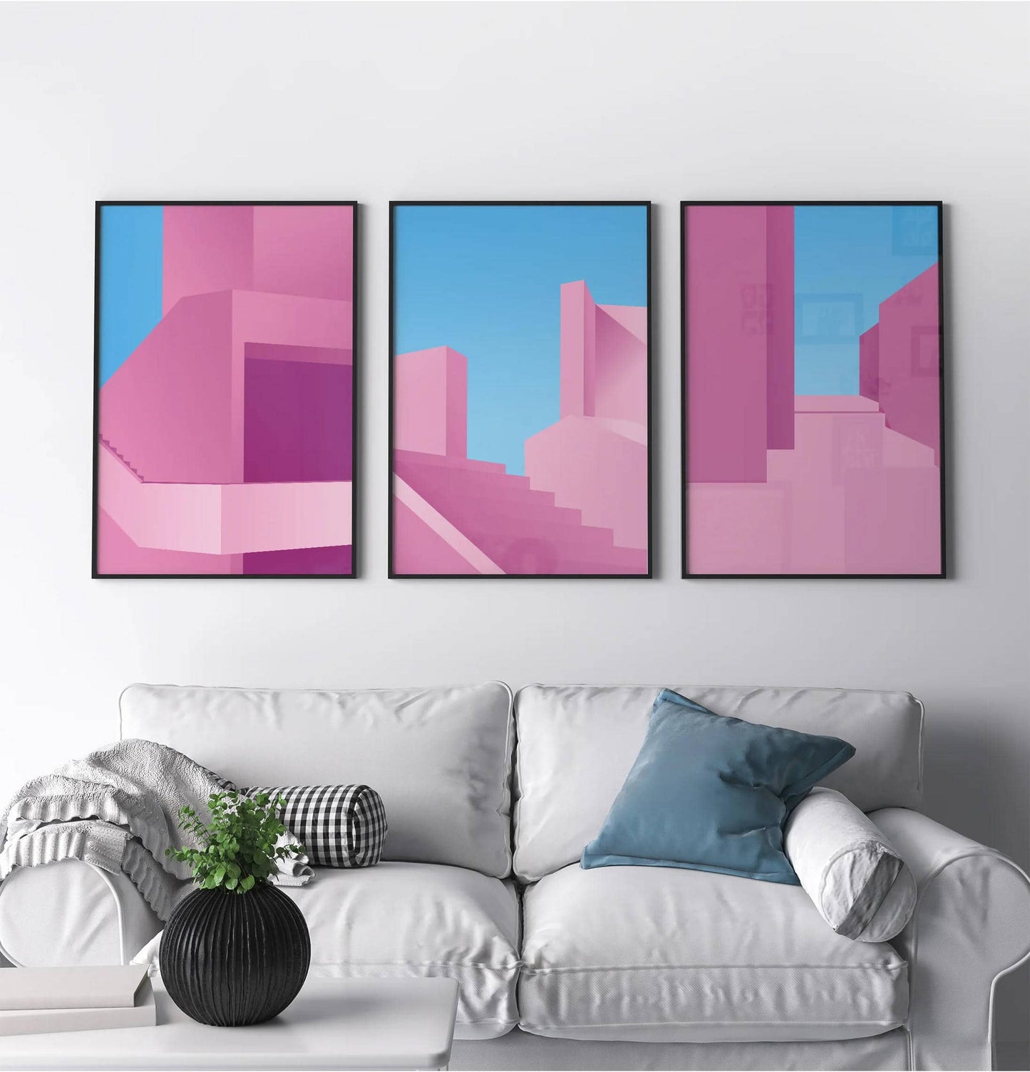 Set of 3 Mid Century Modern Posters - HypeSheriff