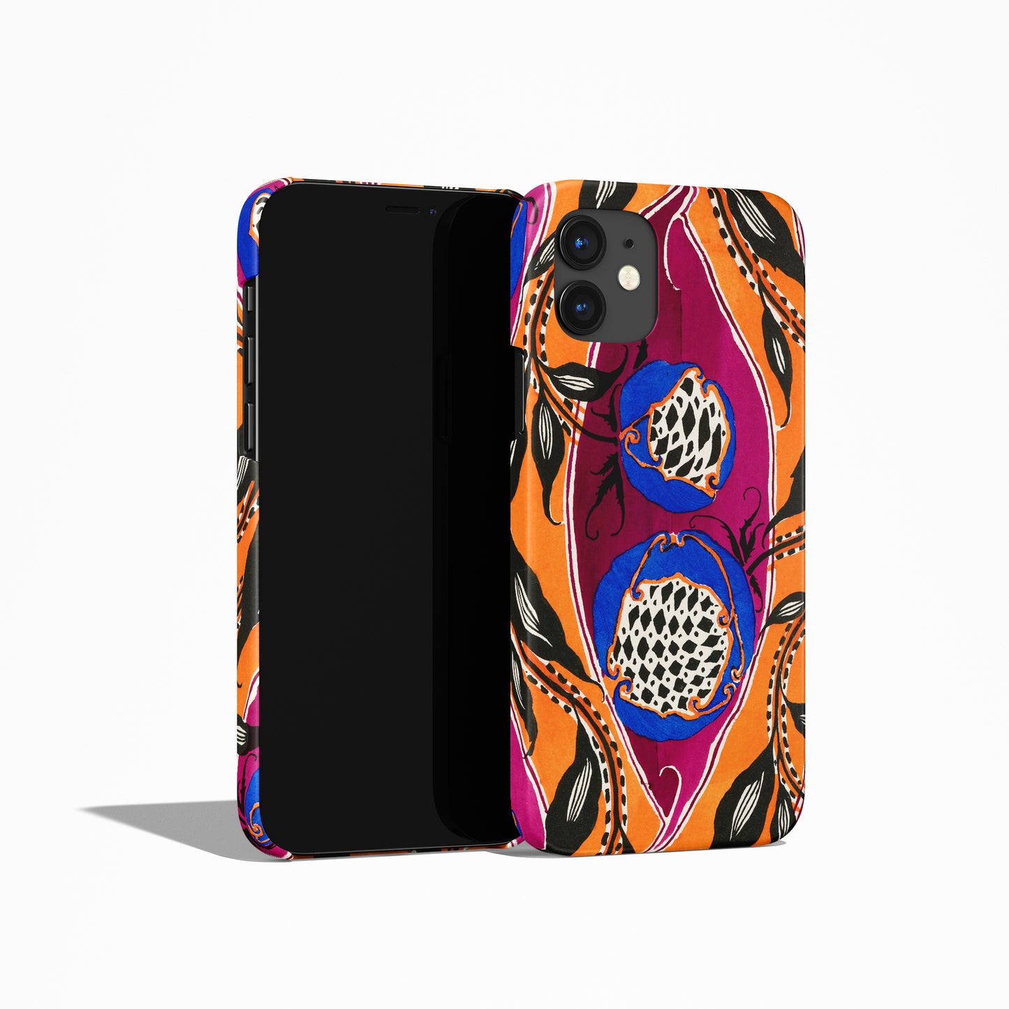 Colorful Botanical Abstract iPhone Case - HypeSheriff
