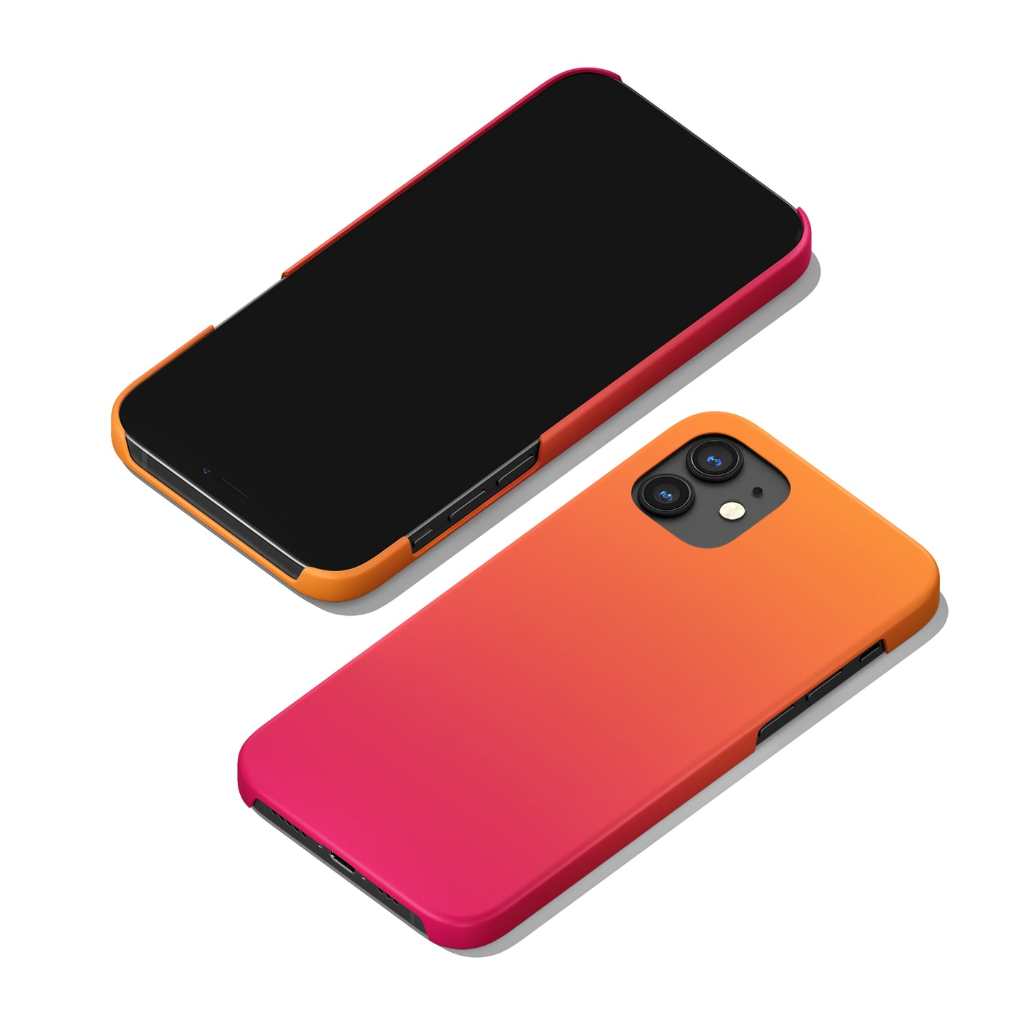 Pink Orange Gradient iPhone Case - HypeSheriff