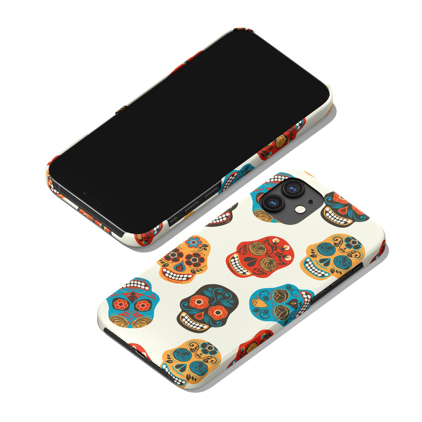 Día de Muertos Pattern iPhone Case - HypeSheriff
