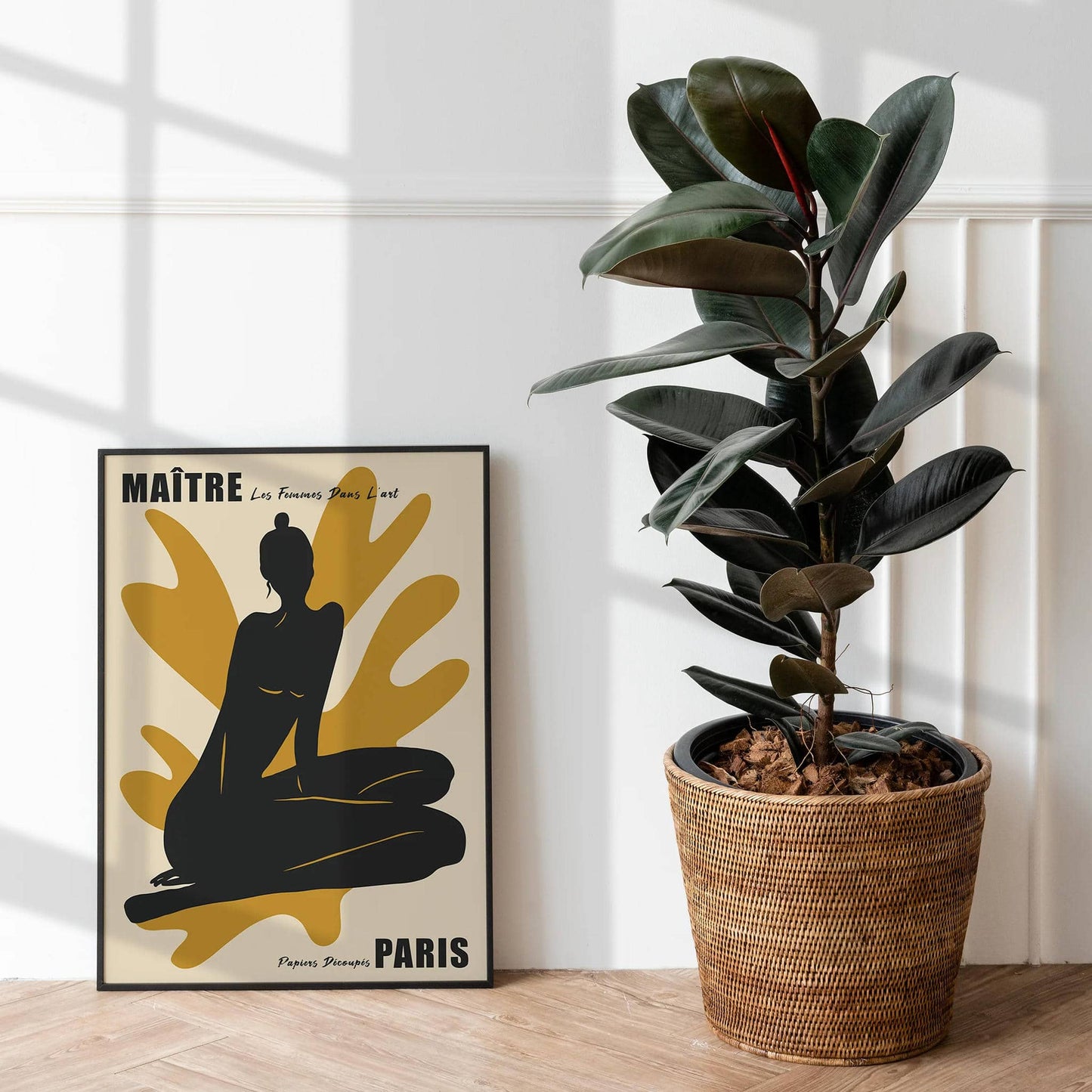 Woman and Leaf No.2 Poster - HypeSheriff