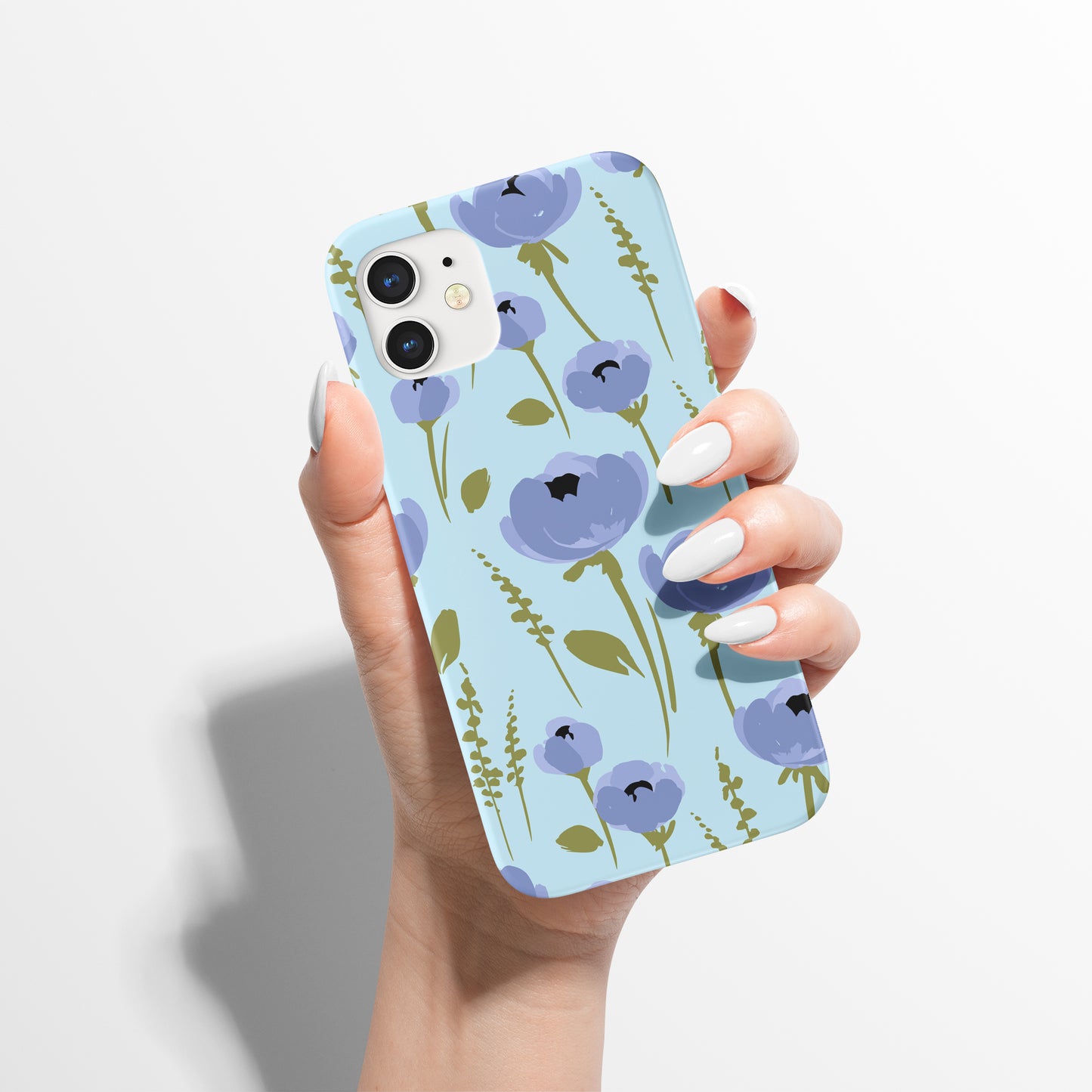 Blue Floral Laura Ashley Vintage iPhone Case - HypeSheriff
