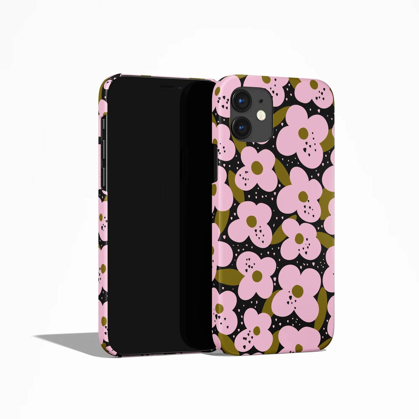 Pink Flowers Cute Pattern iPhone Case - HypeSheriff