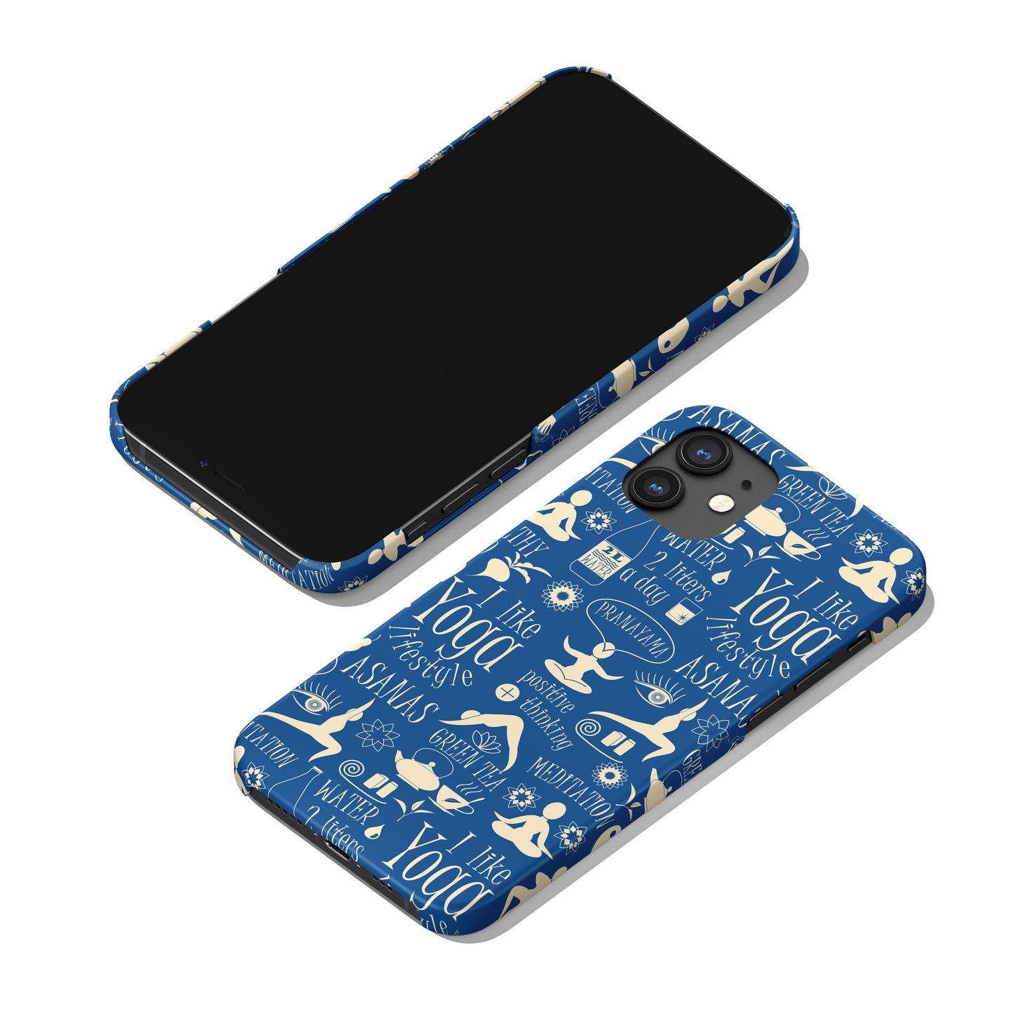 Yoga Zen Eco Life Pattern iPhone Case - HypeSheriff