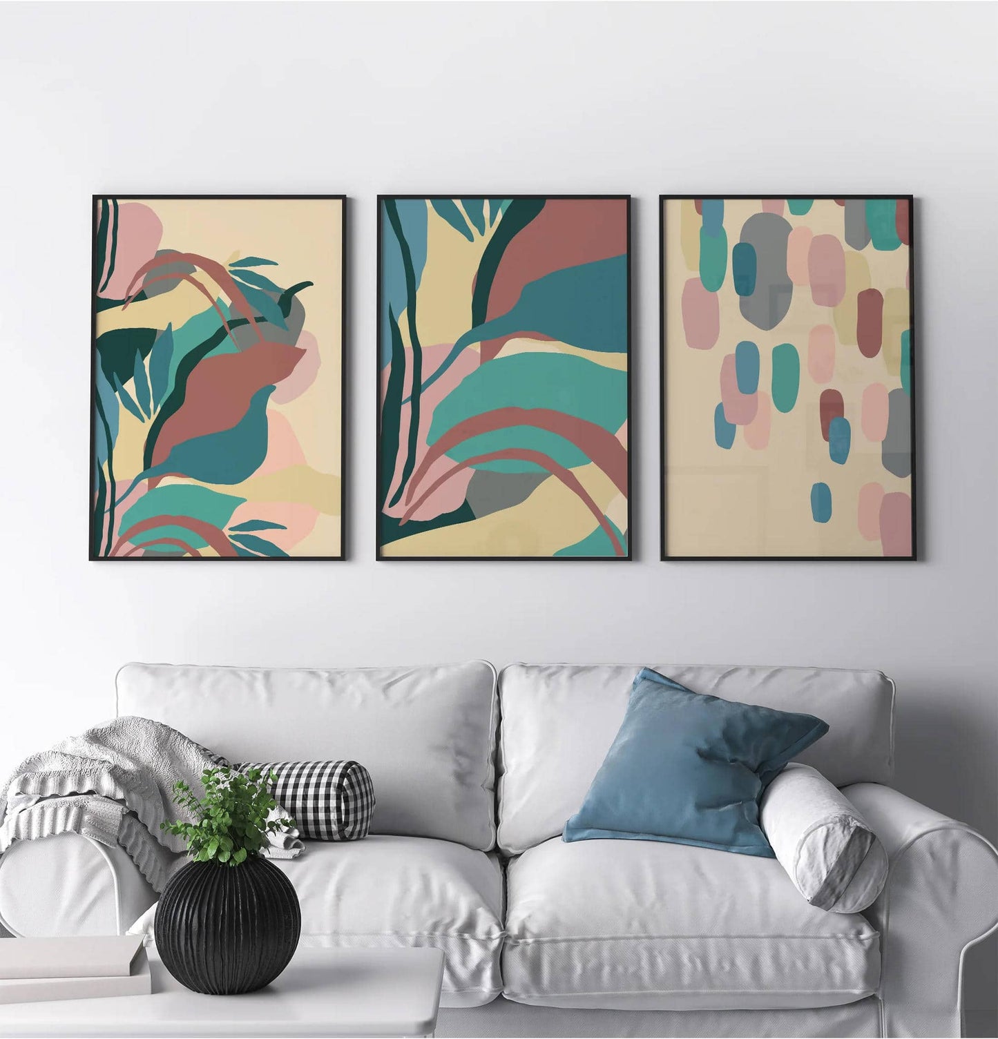 Set of 3 Modern Nature Posters - HypeSheriff