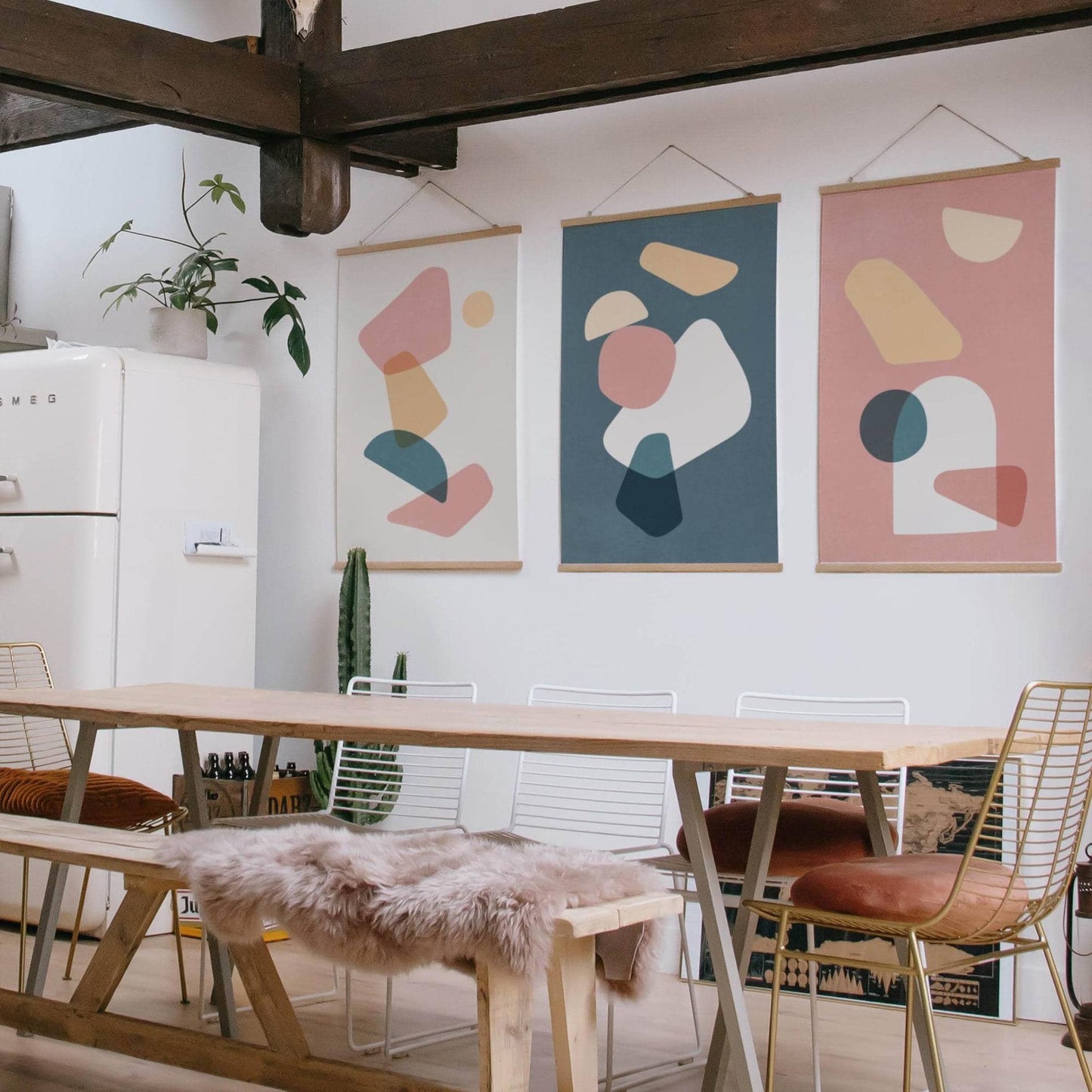 Set of 3 Modern Abstract Prints - HypeSheriff