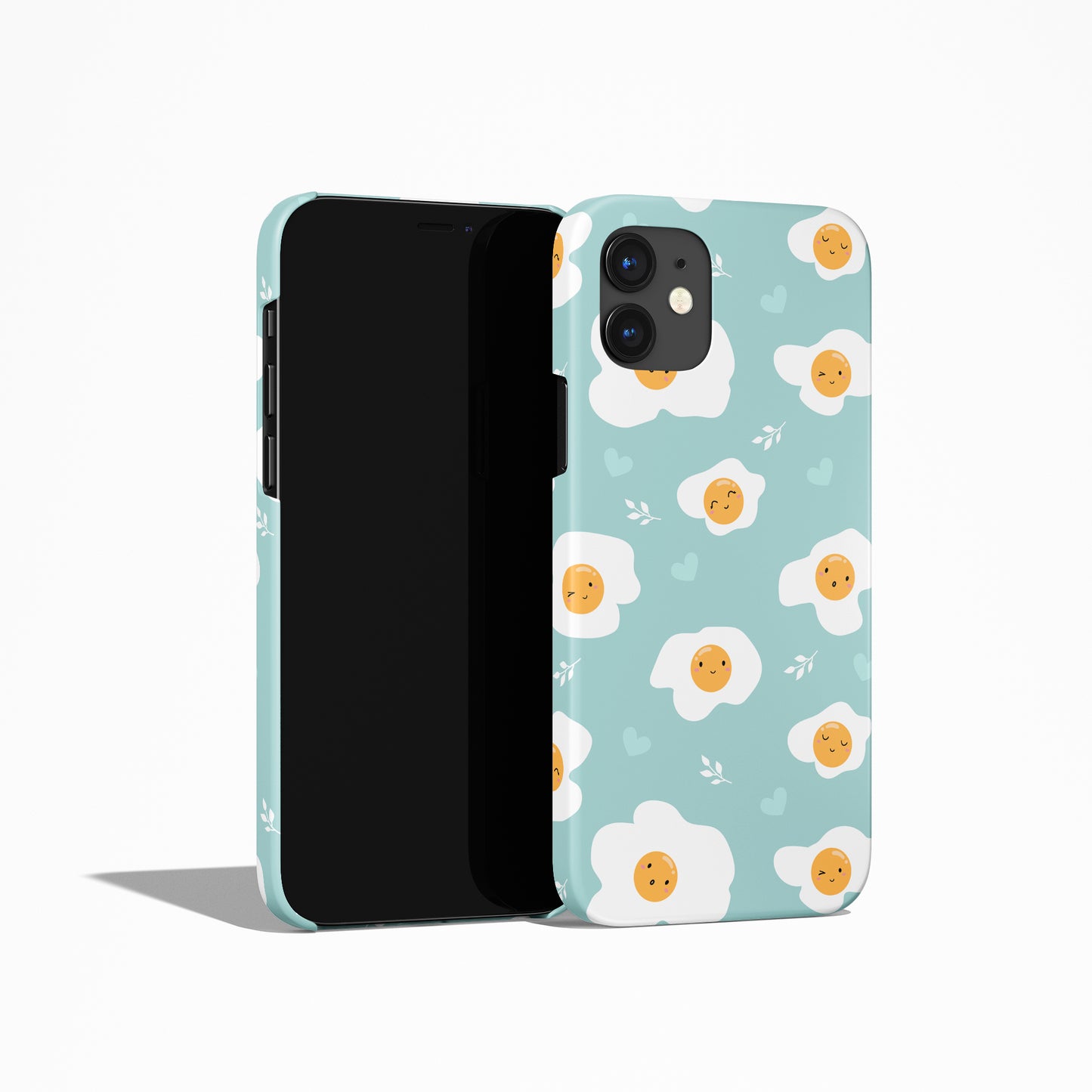 Blue Sky Eggs Pattern iPhone Case - HypeSheriff