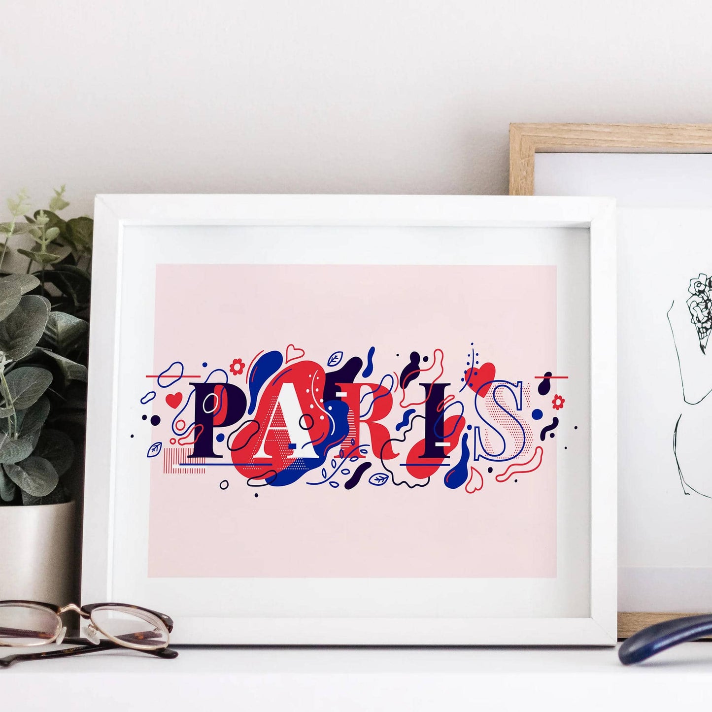 Contemporary Paris Horizontal Print - HypeSheriff