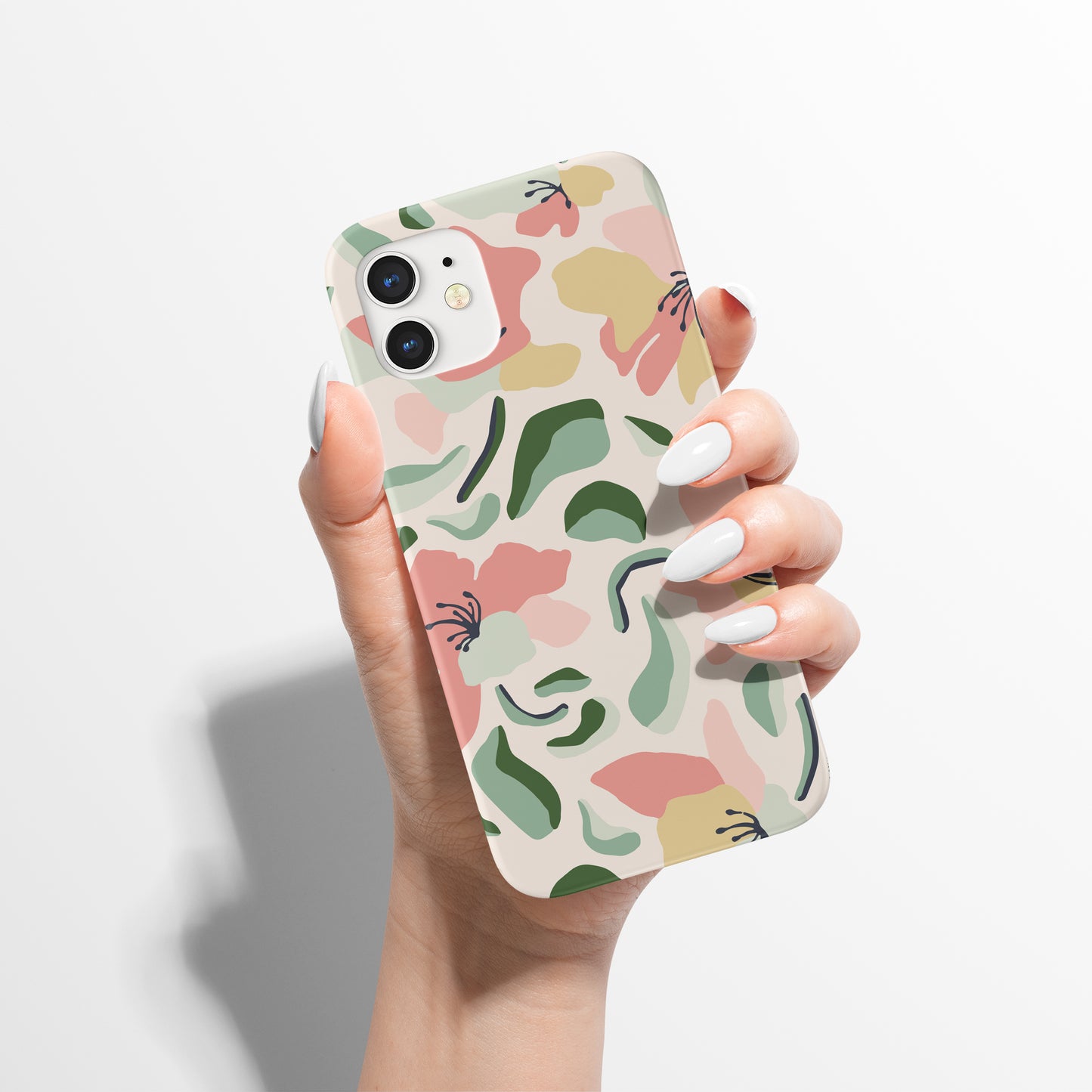 Pastel Bright Floral iPhone Case - HypeSheriff
