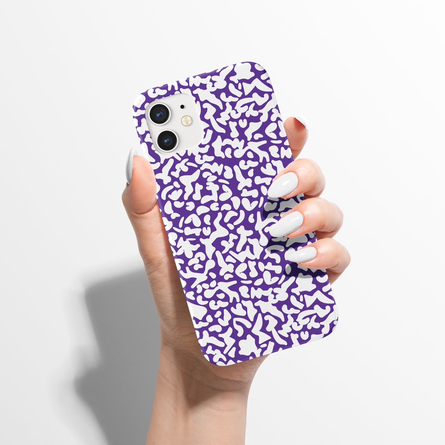 Purple Mid Century iPhone Case - HypeSheriff