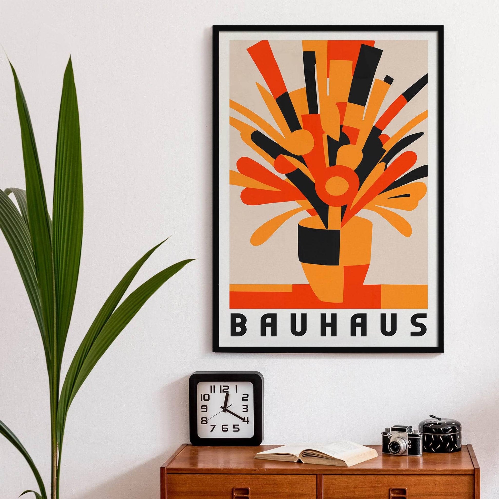Bouquet of Flowers Bauhaus Print - HypeSheriff