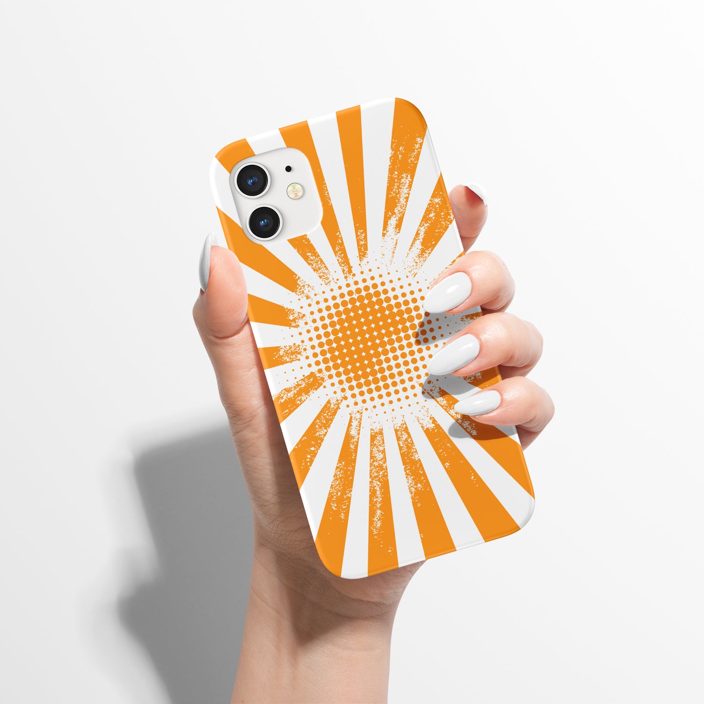 Retro Yellow Sun iPhone Case - HypeSheriff