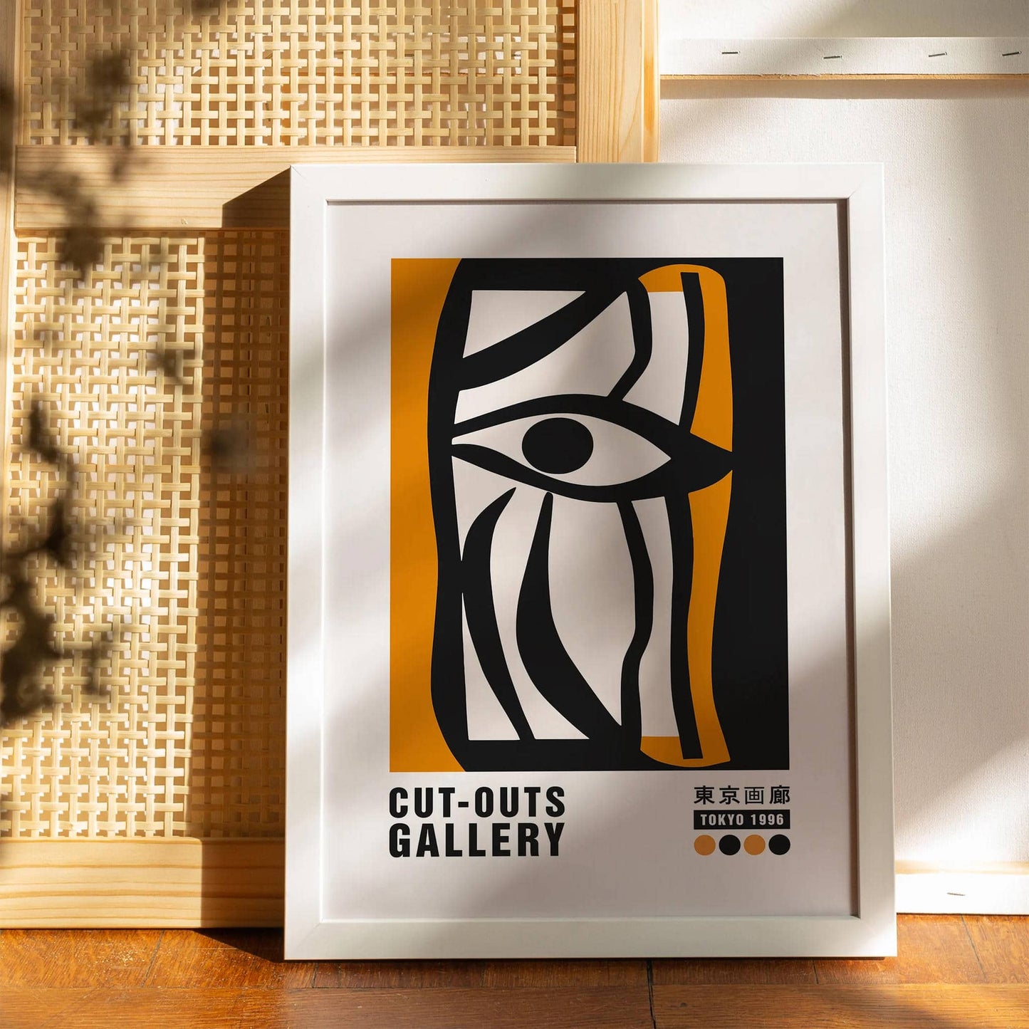 Cut Outs Gallery Eye Poster - HypeSheriff