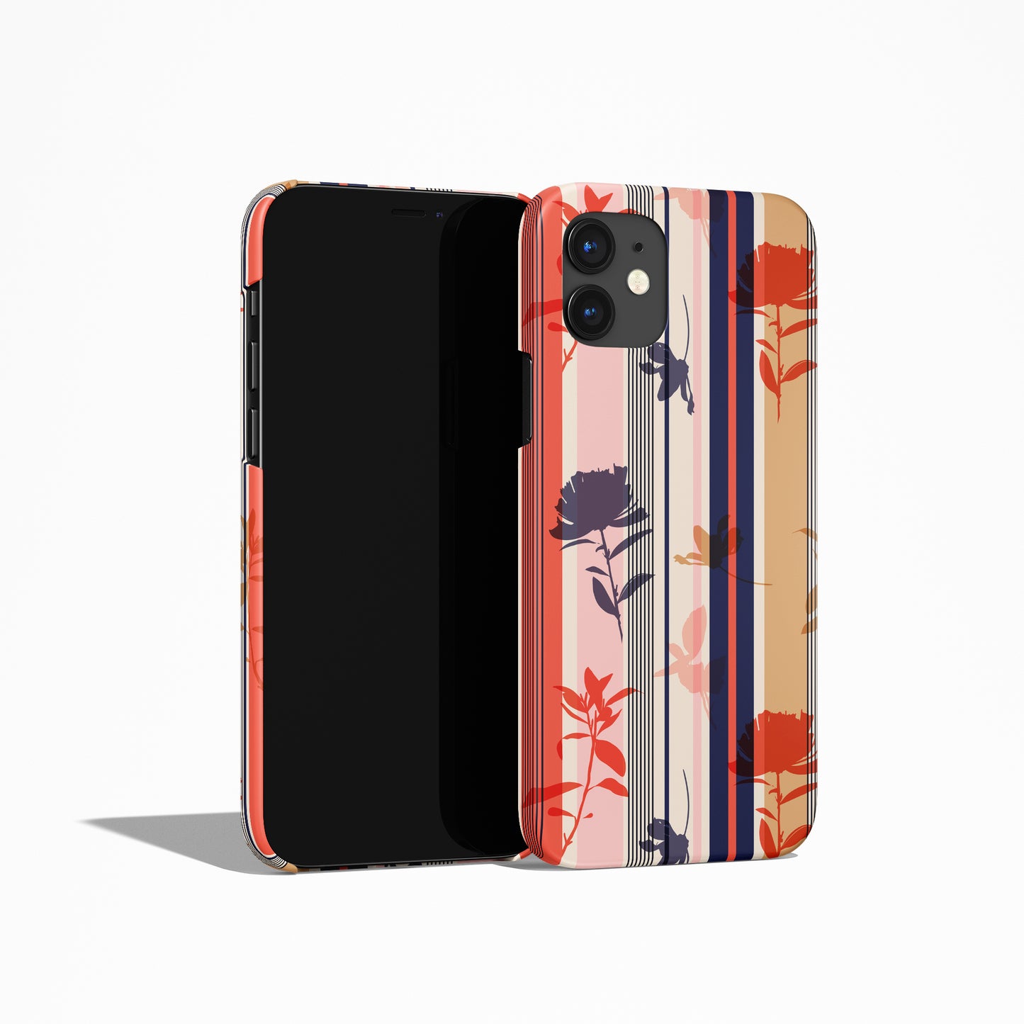 Retro Textile Floral Pattern iPhone Case - HypeSheriff