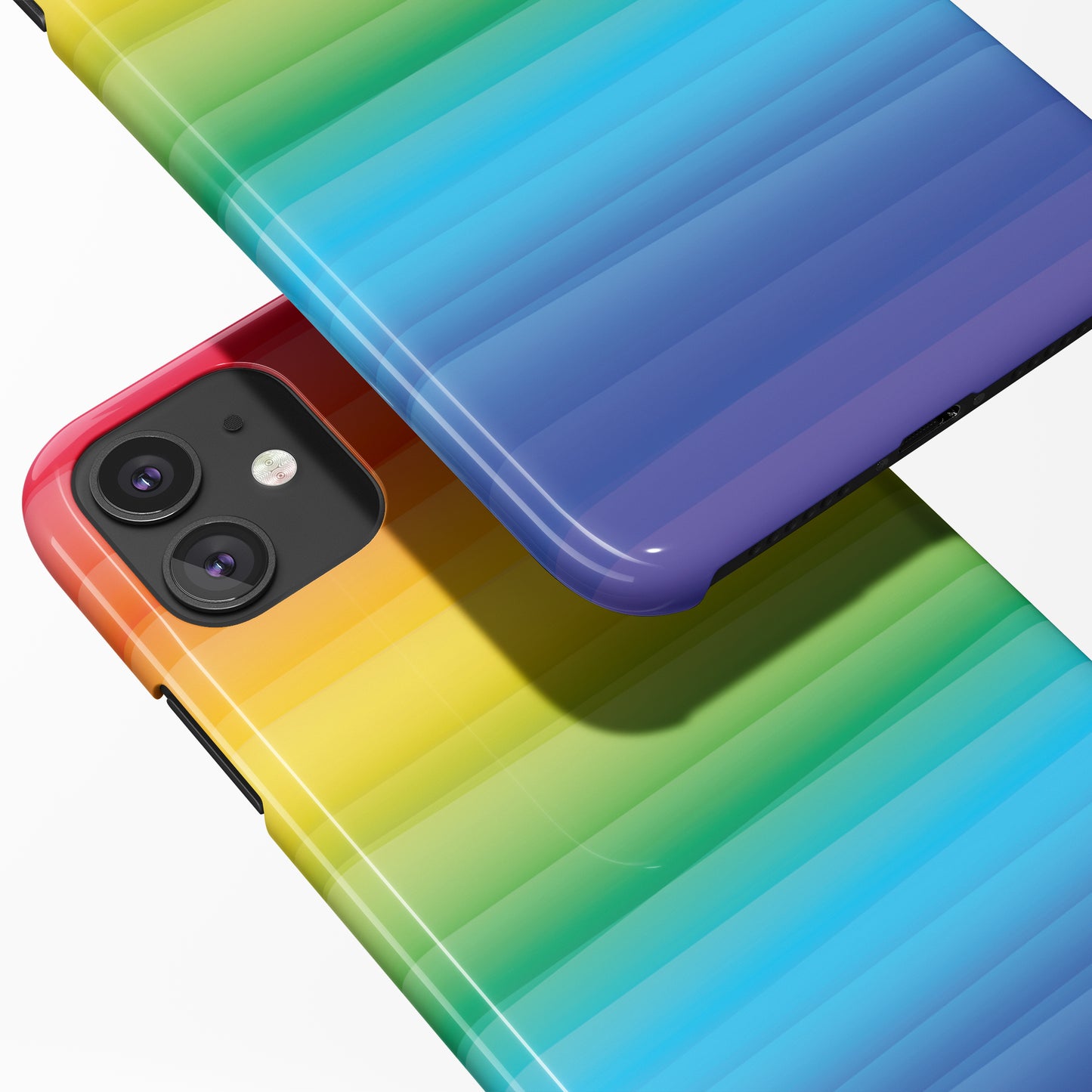 Colorful Rainbow Pattern iPhone Case - HypeSheriff