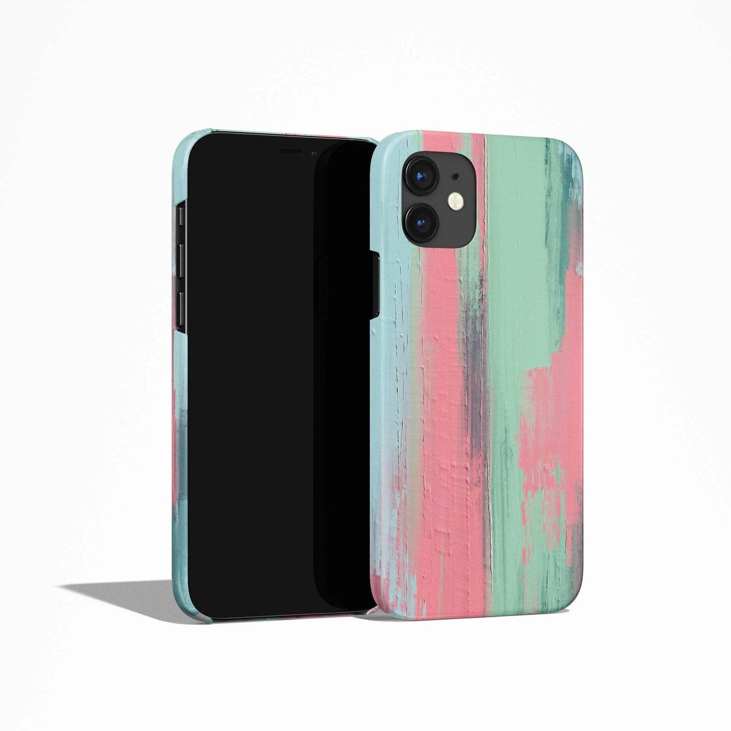 Painted Cute Pastel Brushstrokes iPhone Case - HypeSheriff