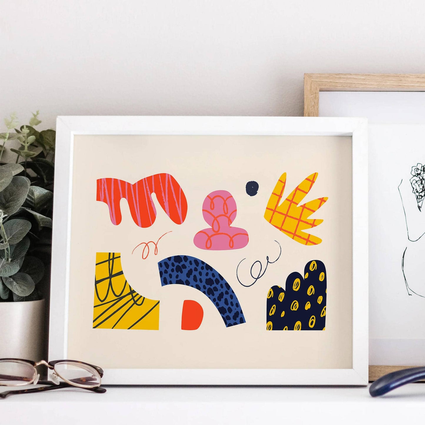 Colorful Mid Century Print - HypeSheriff