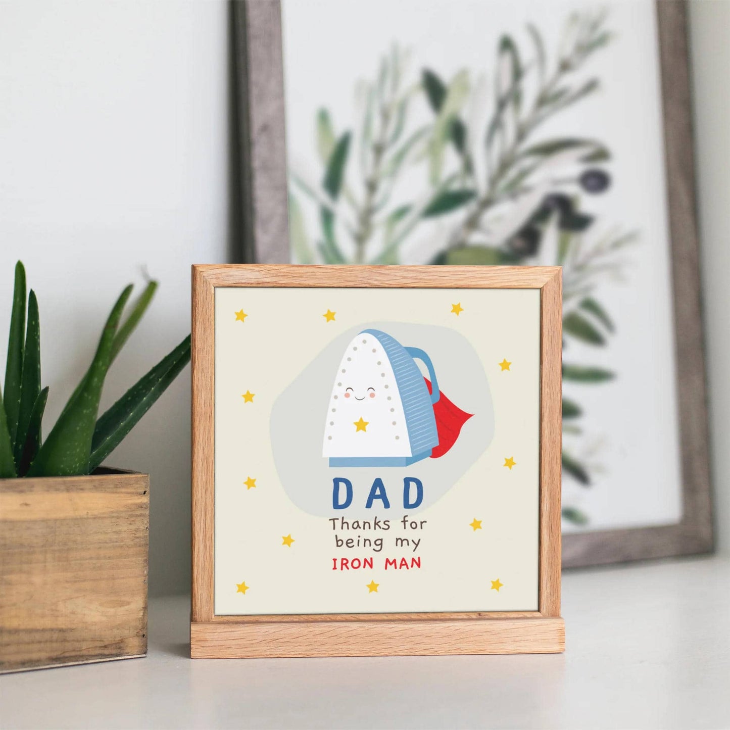 Dad Iron Man Print - HypeSheriff