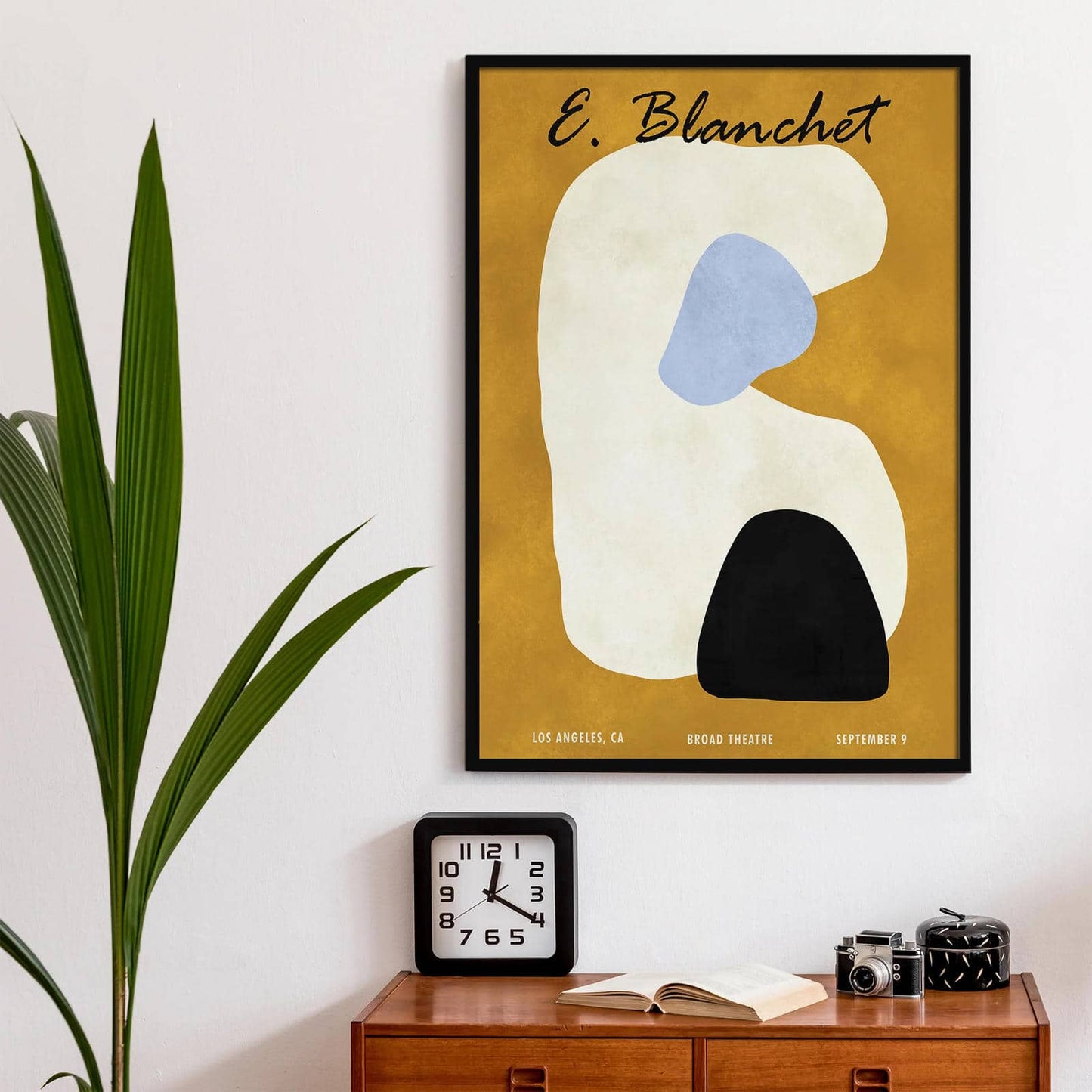E. Blanchet Abstract Artist Poster - HypeSheriff