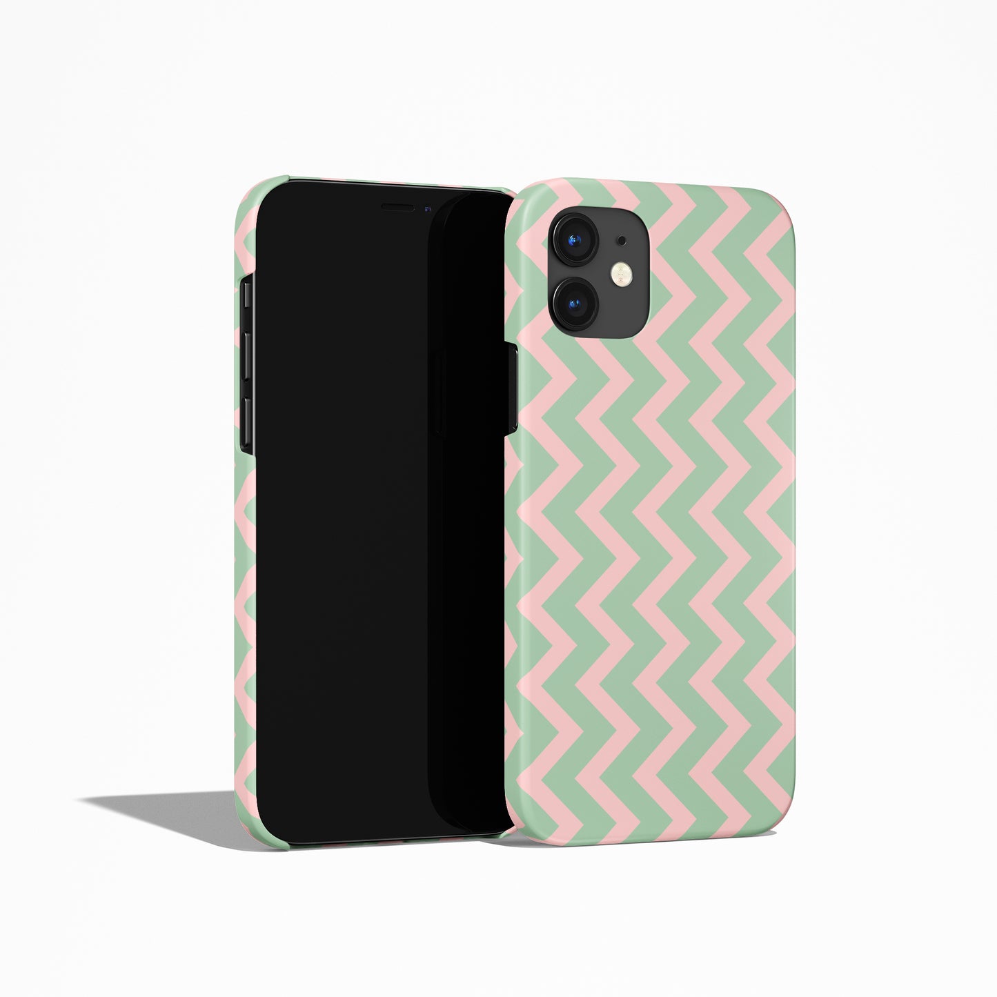 Pastel Zig Zag Pattern iPhone Case - HypeSheriff