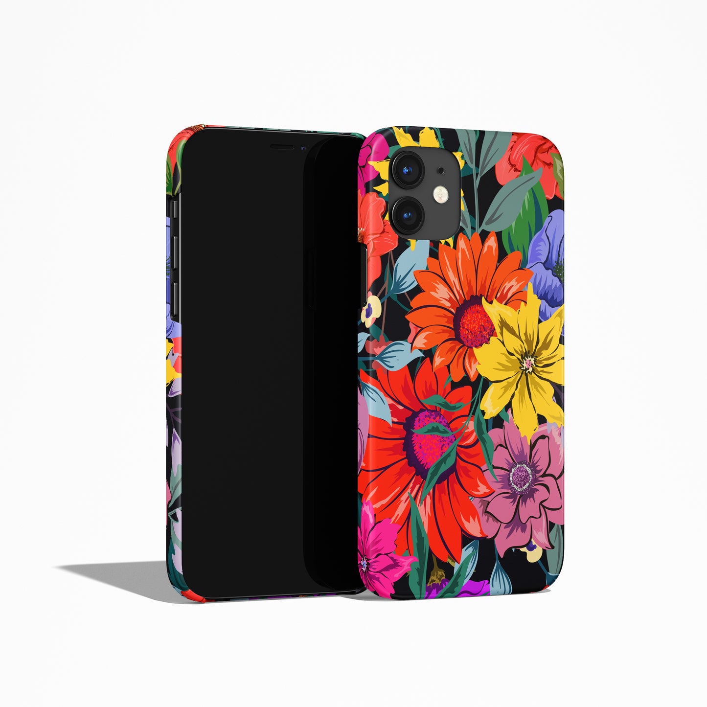 Colorful Floral Feminine Pattern iPhone Case - HypeSheriff