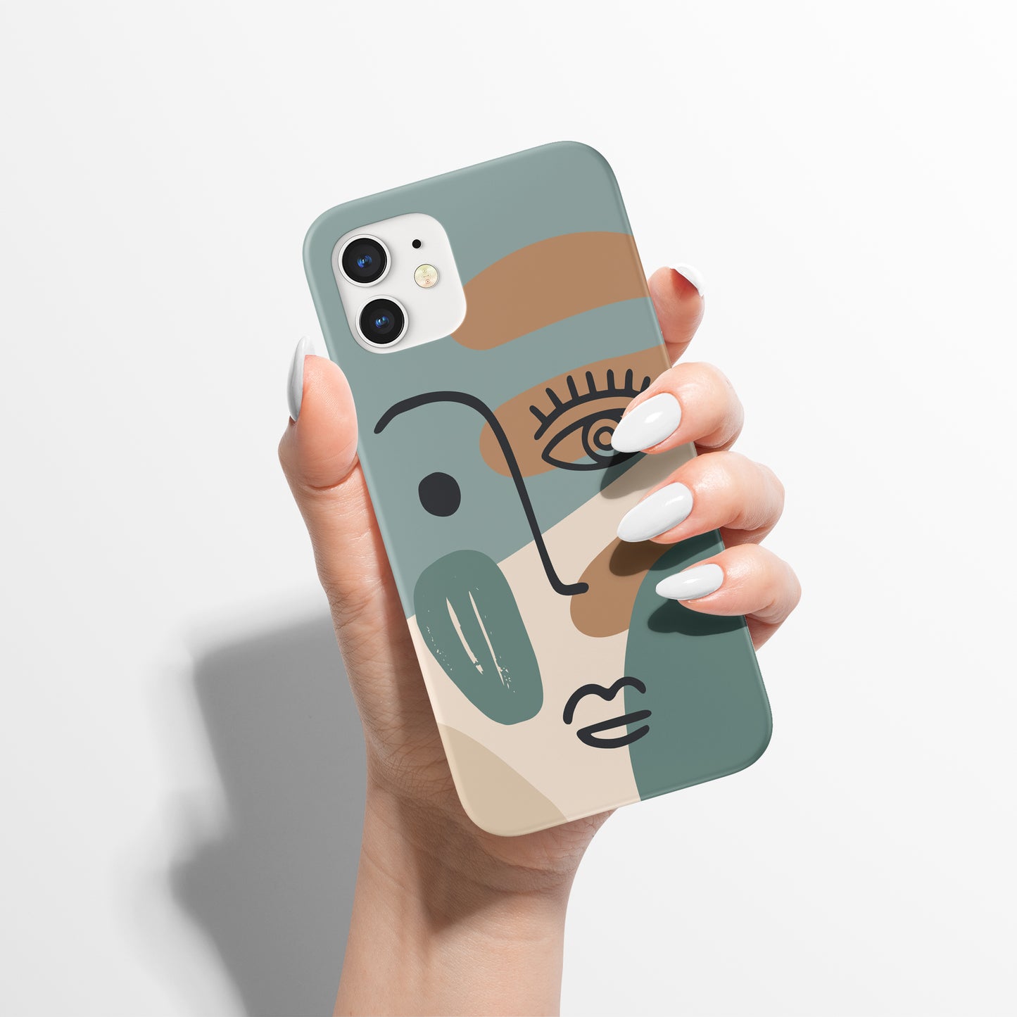 Picasso Line Art Face iPhone Case - HypeSheriff