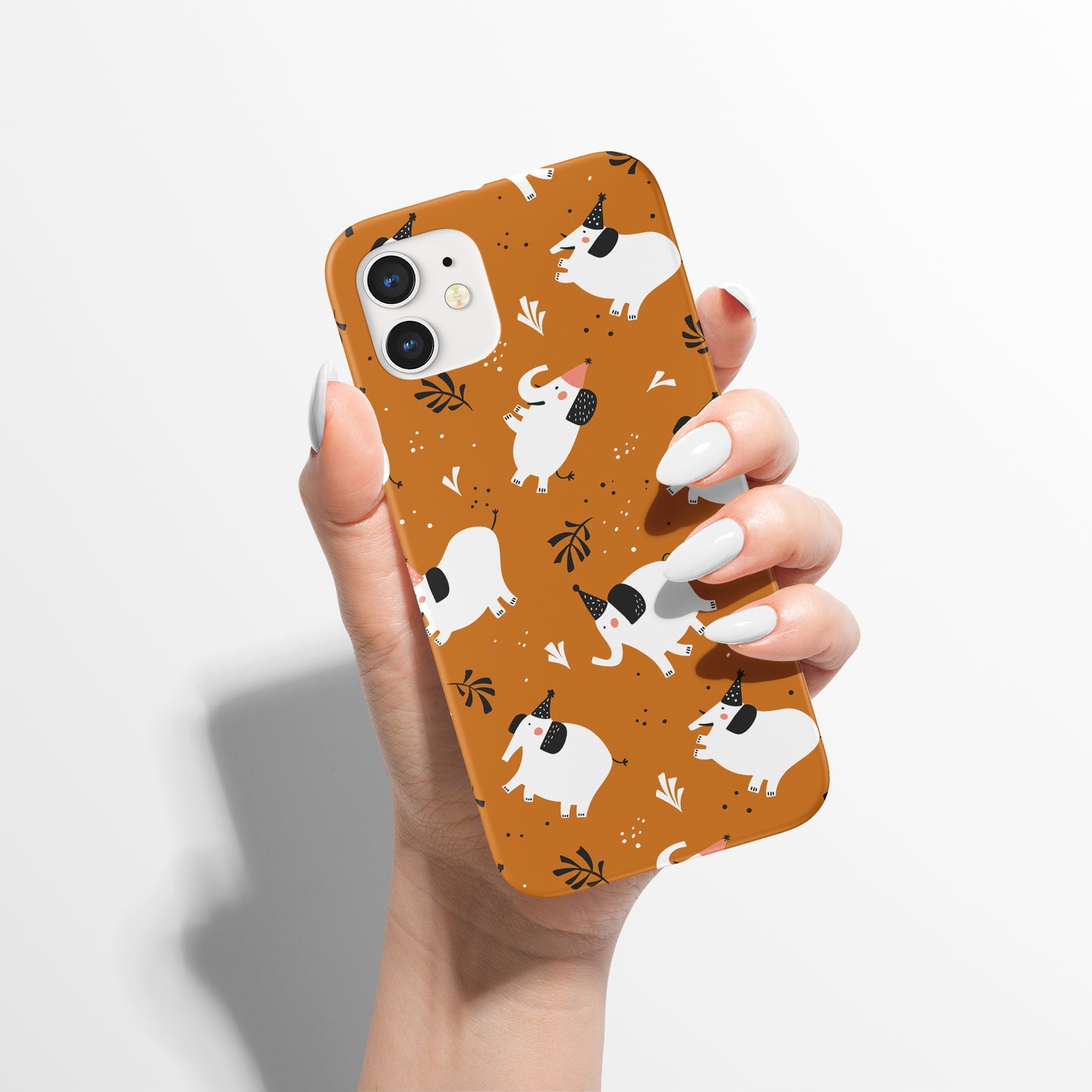 Cute Little Elephants iPhone Case - HypeSheriff