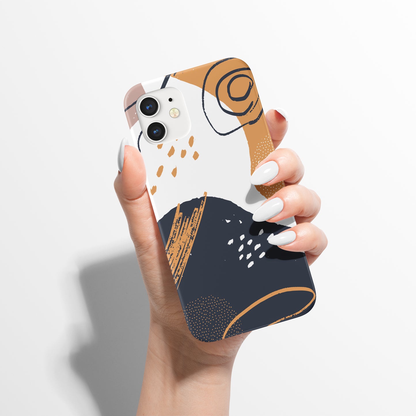 Shapes Minimal Painting Abstract iPhone Case - HypeSheriff