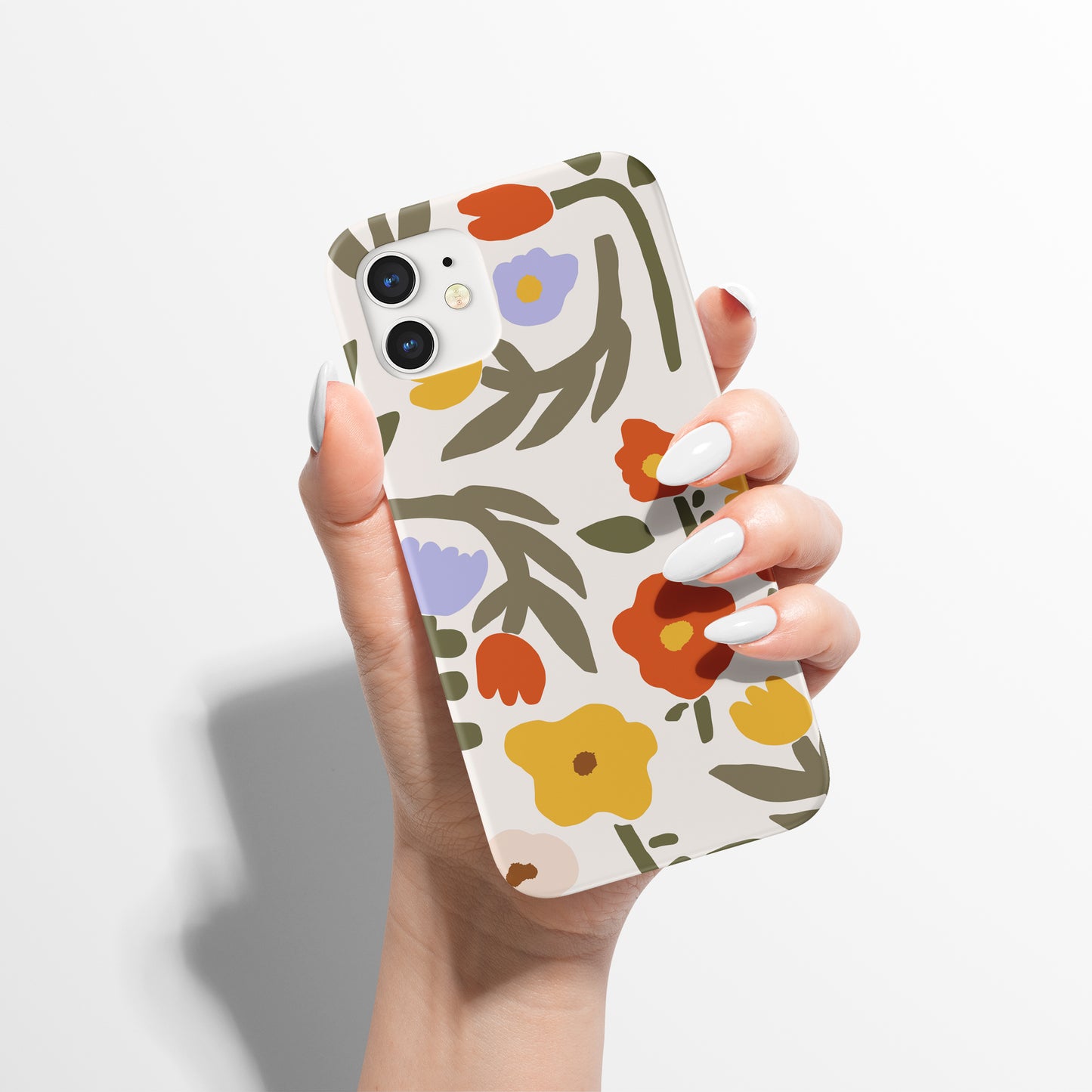 Vintage Flowers Pattern iPhone Case - HypeSheriff