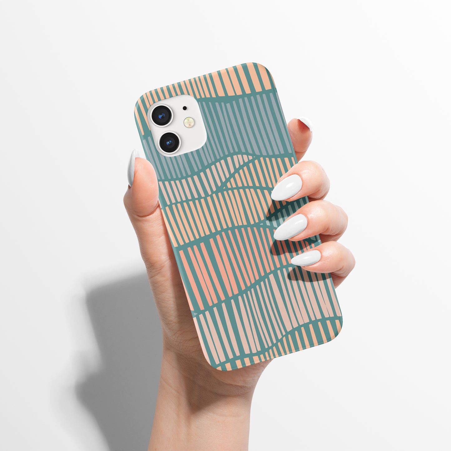 Modern Abstract Pastel Art iPhone Case - HypeSheriff