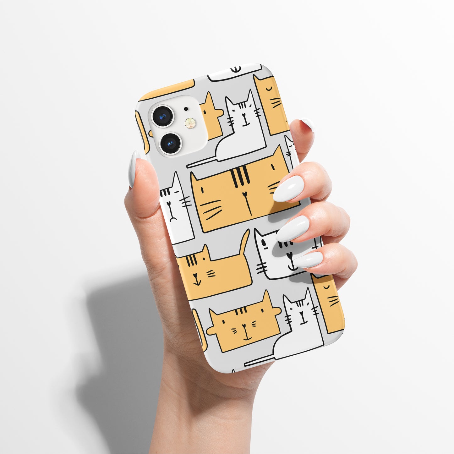 Funny Cartoon Cats Kity iPhone Case - HypeSheriff