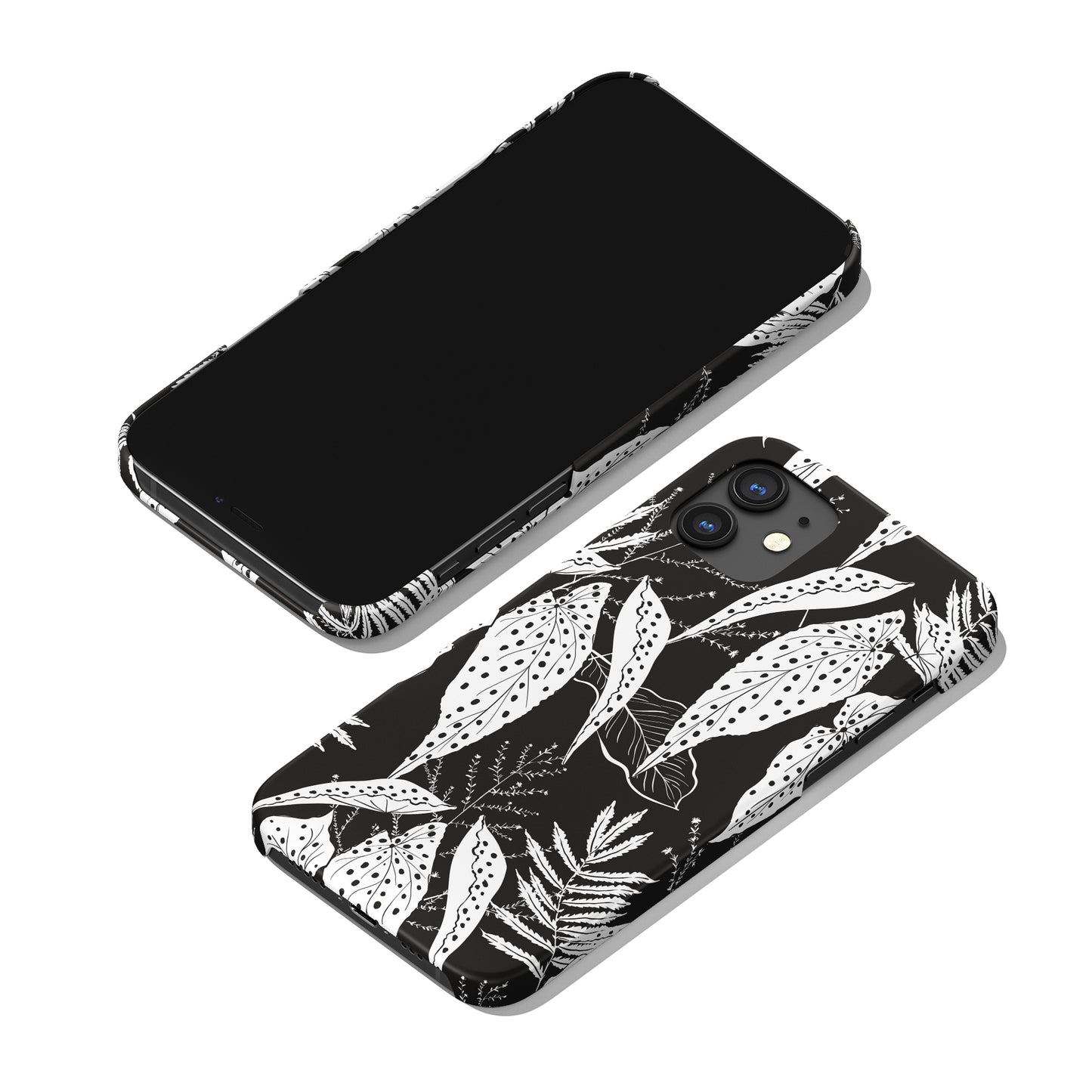 Begonia House Plant Pattern iPhone Case - HypeSheriff